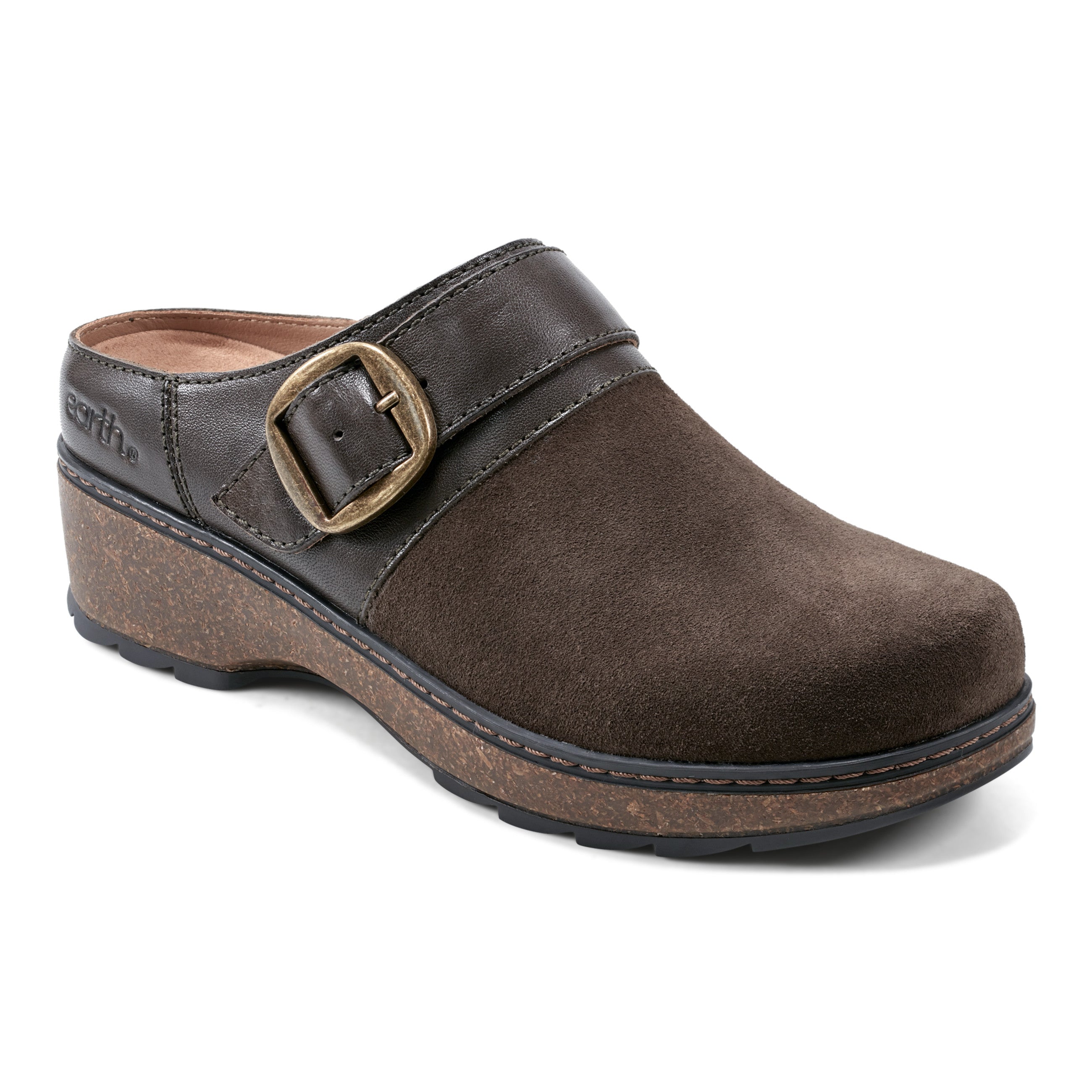 Kulla Slip-on Round Toe Block Heel Casual Mules