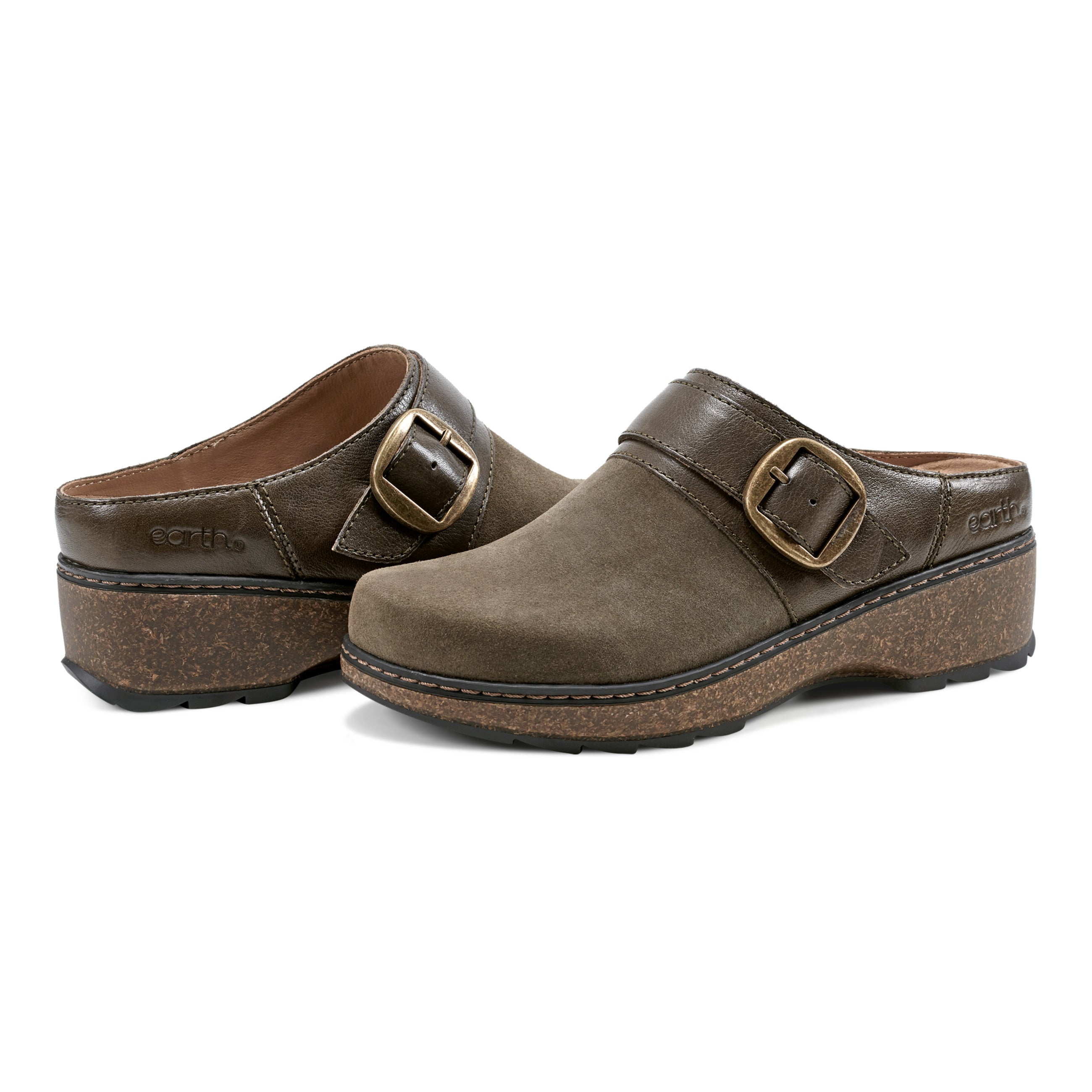 Kulla Slip-on Round Toe Block Heel Casual Mules
