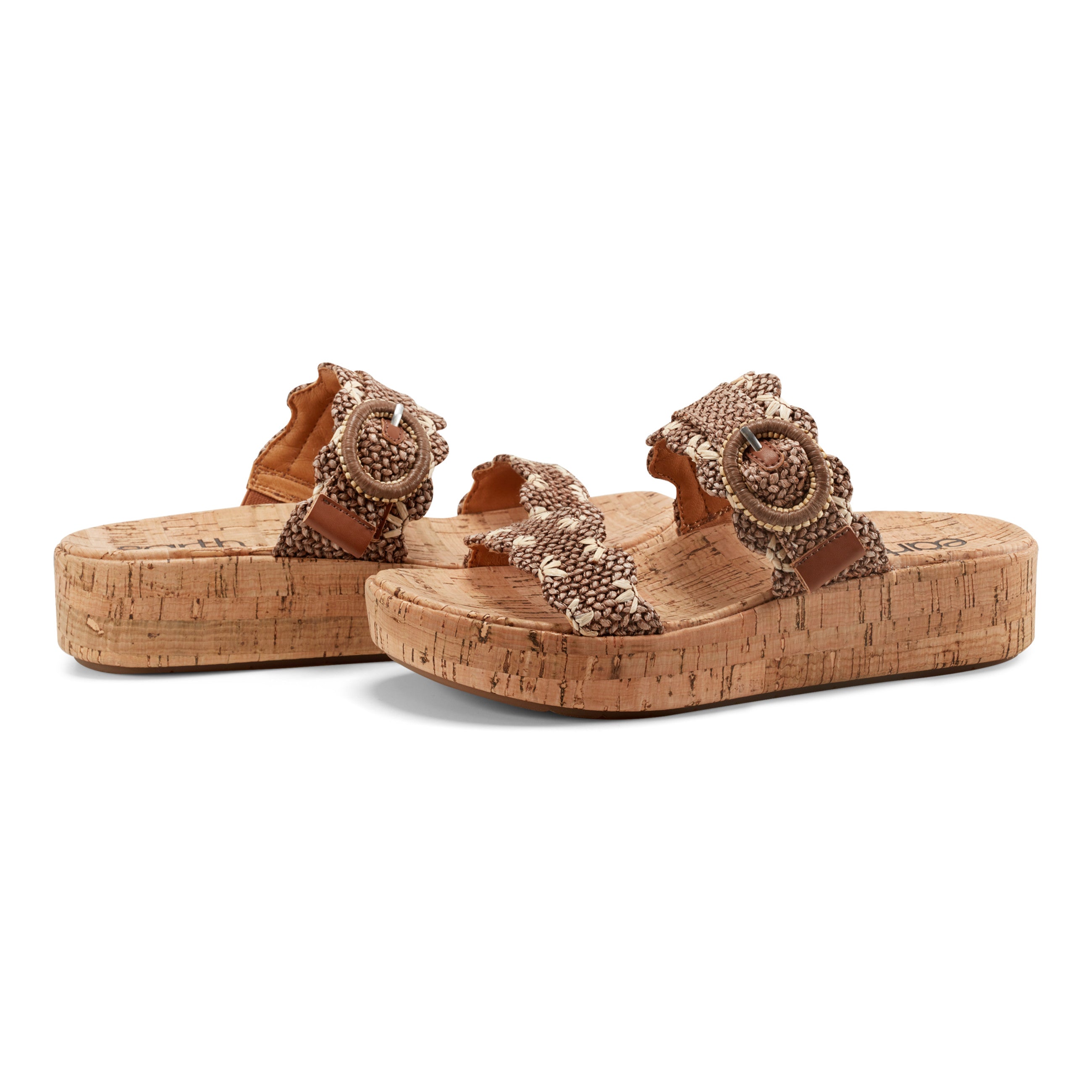 Subtle Slip-on Casual Platform Wedge Sandals