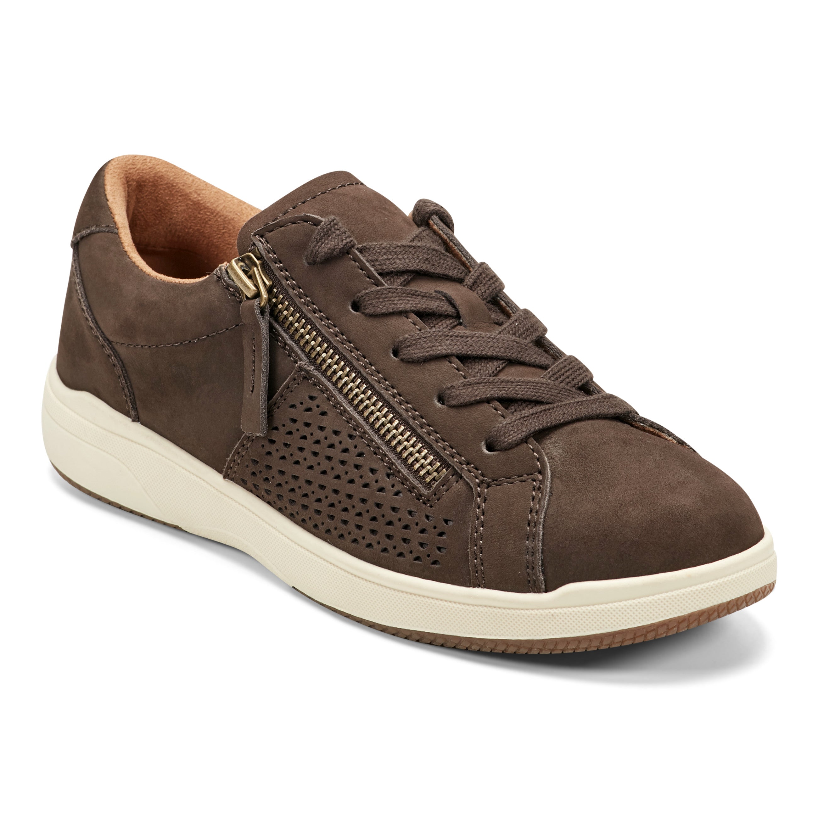 Netta Round Toe Casual Lace-up Sneakers