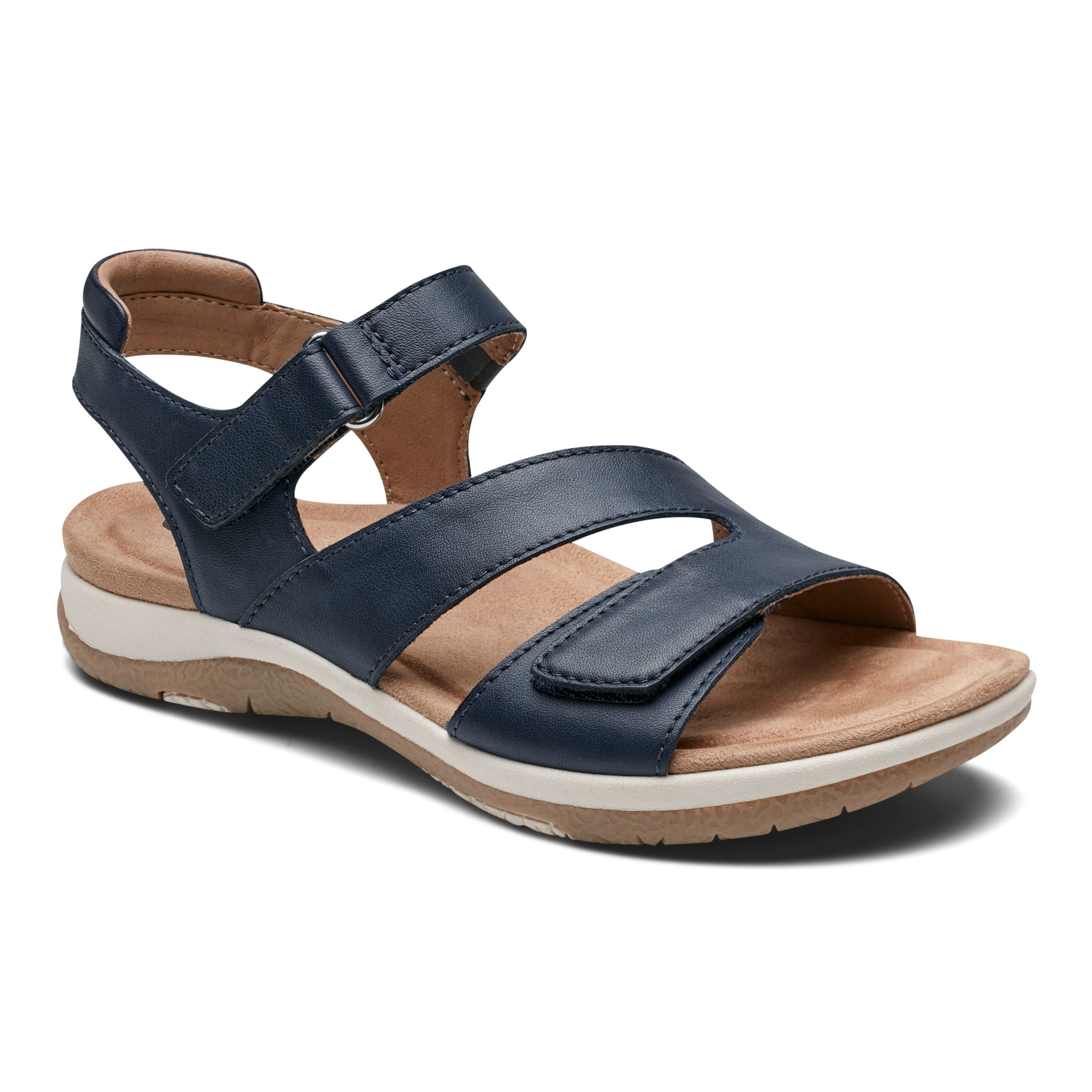 Sureal Casual Strappy Round Toe Flat Sandals