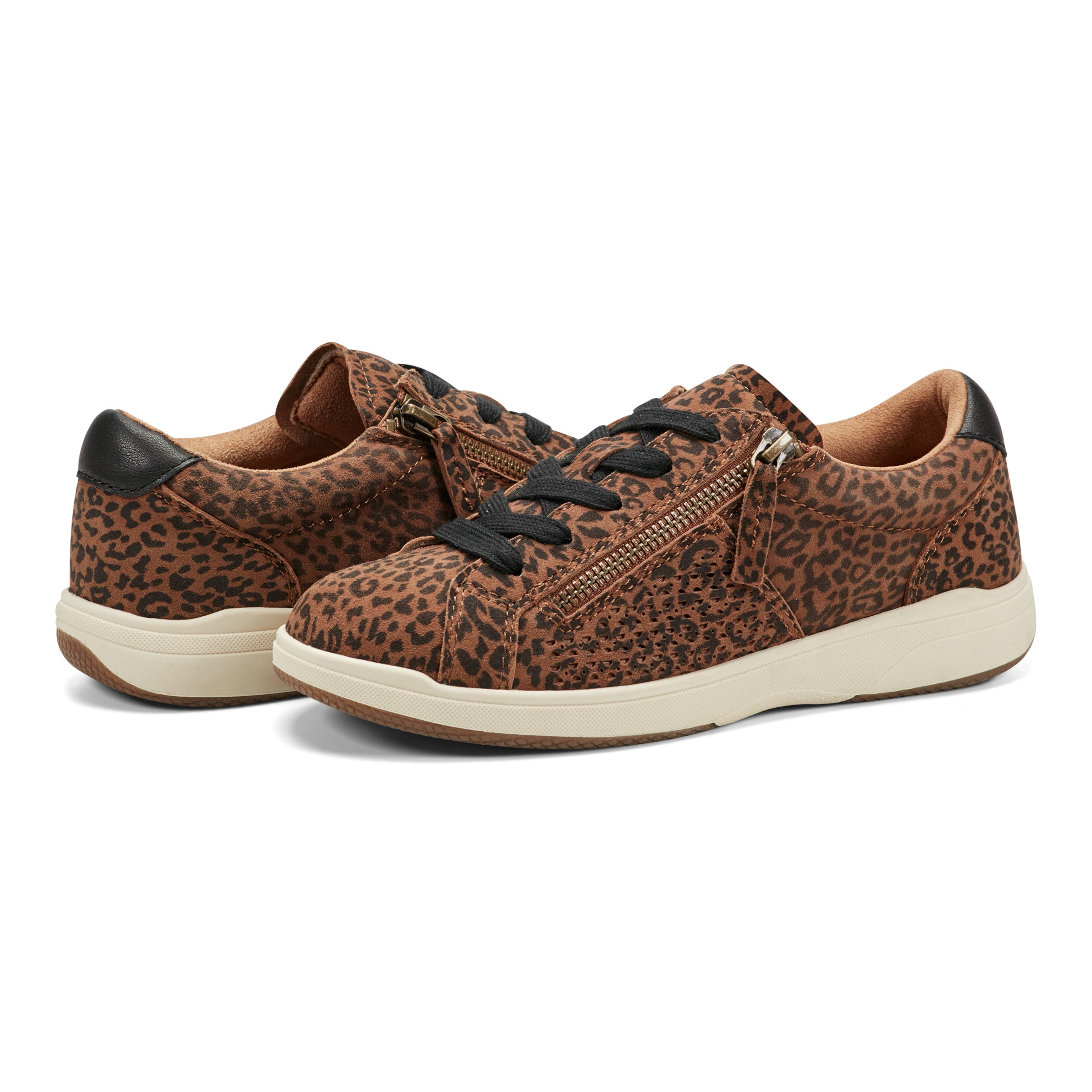 Netta Round Toe Casual Lace-up Sneakers