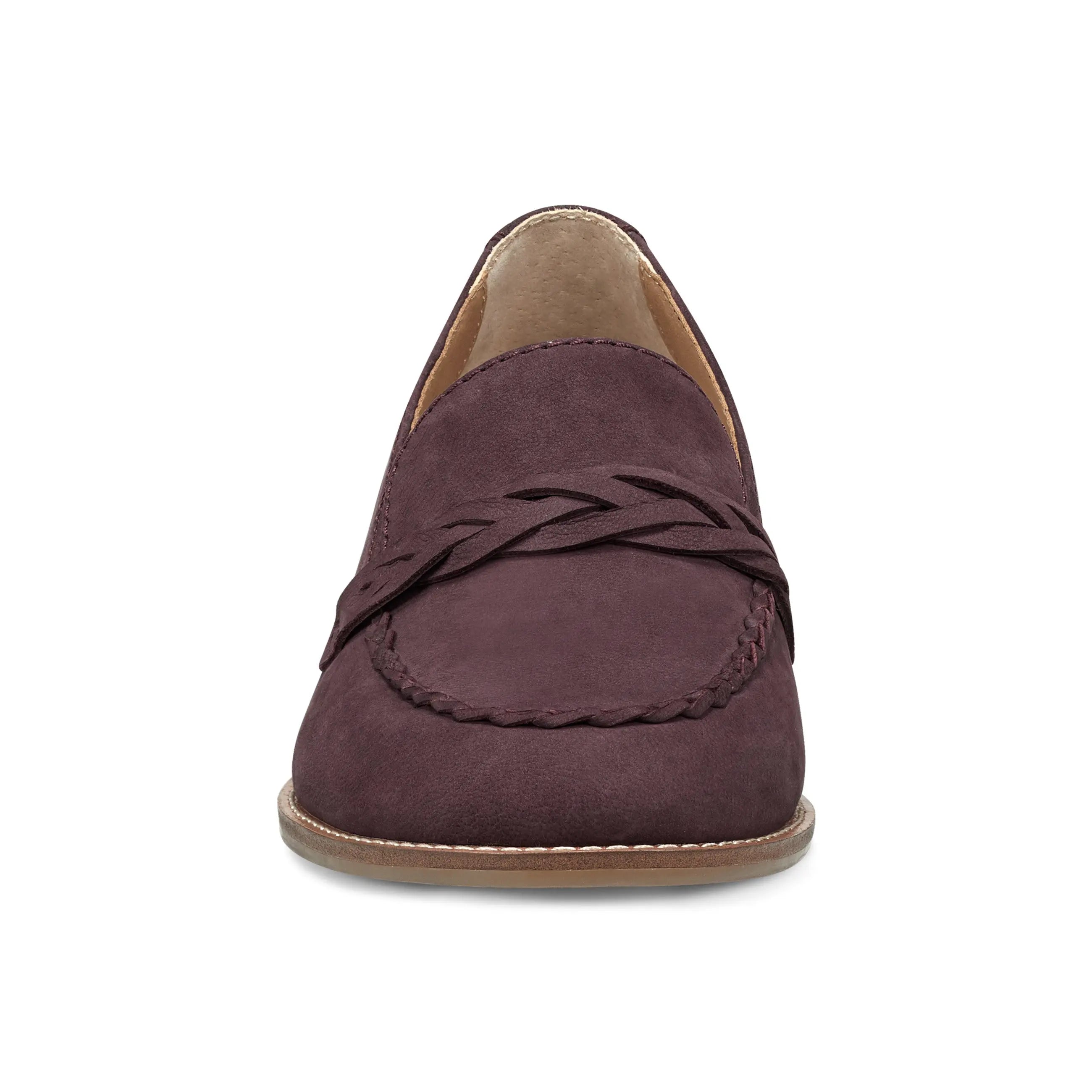 Edie Stacked Heel Casual Slip-on Loafers