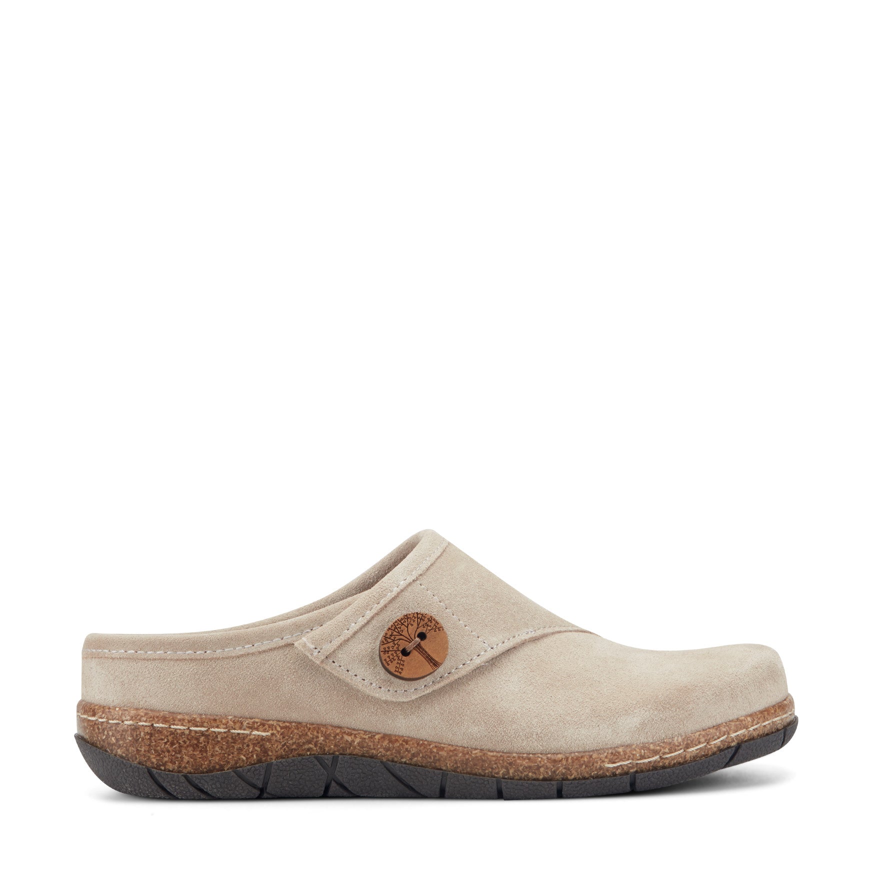 Women's Ezra Slip-On Clogs - Taupe Suede | earth® shoes