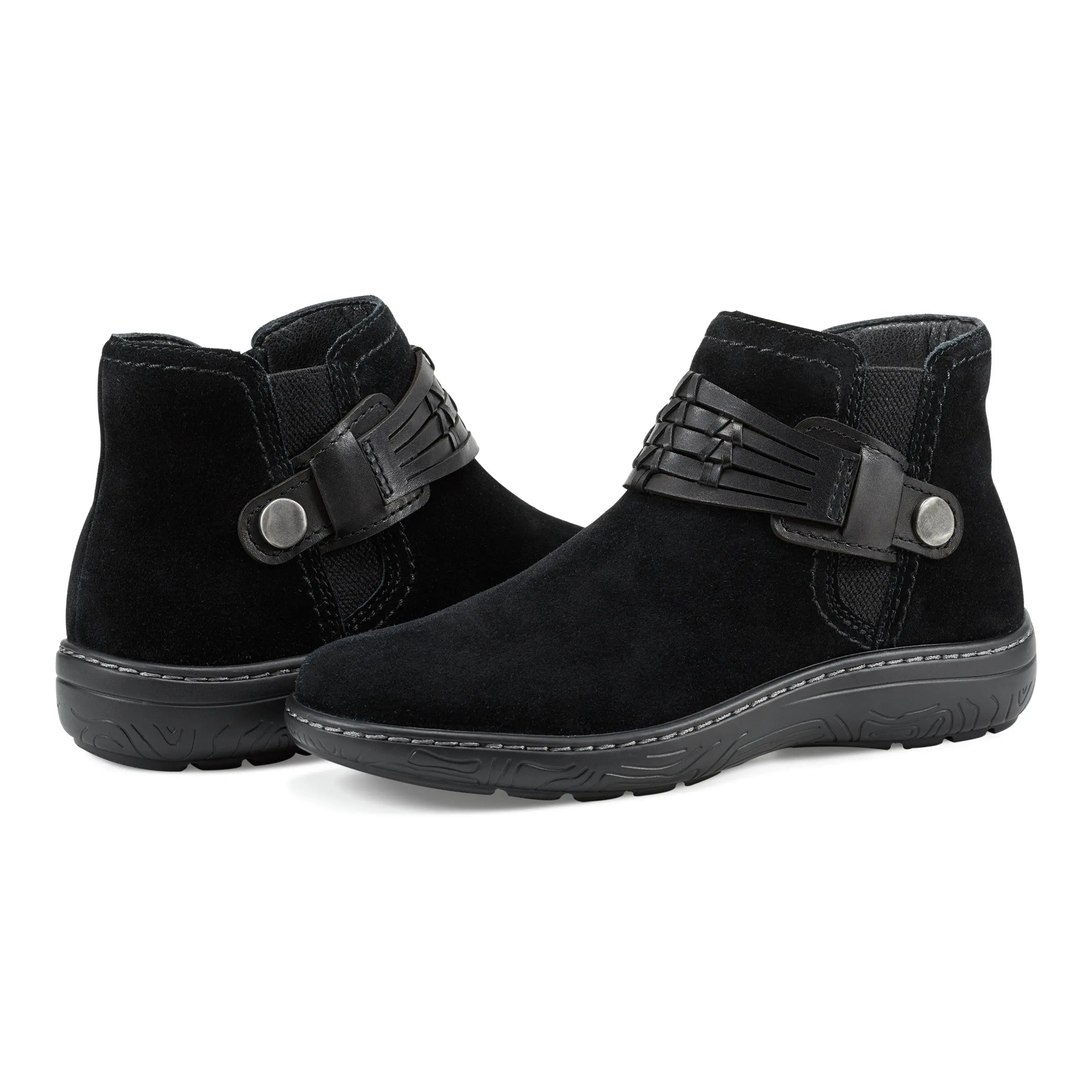 Synal Cold Weather Flat Casual Booties