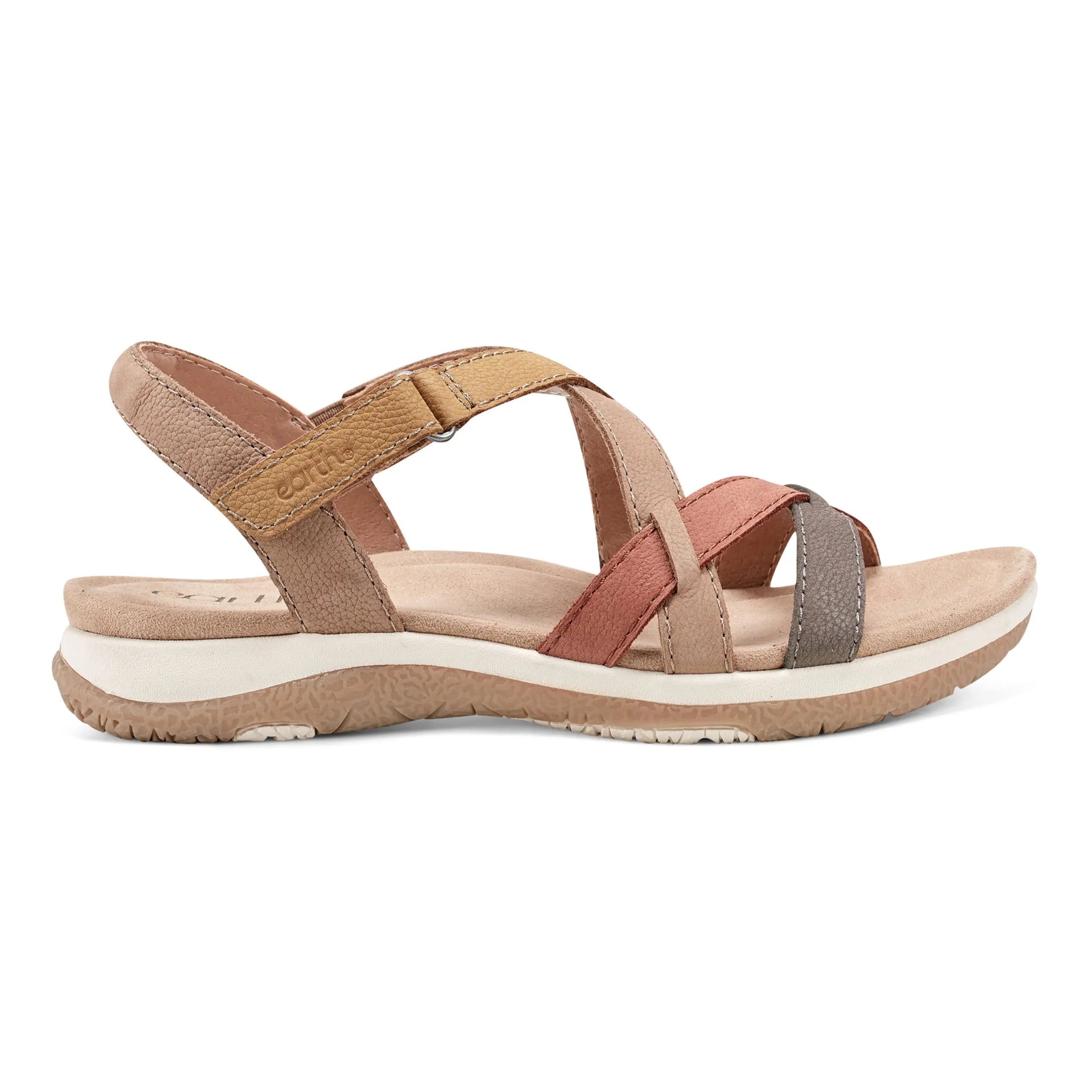 Sterling Casual Strappy Round Toe Flat Sandals