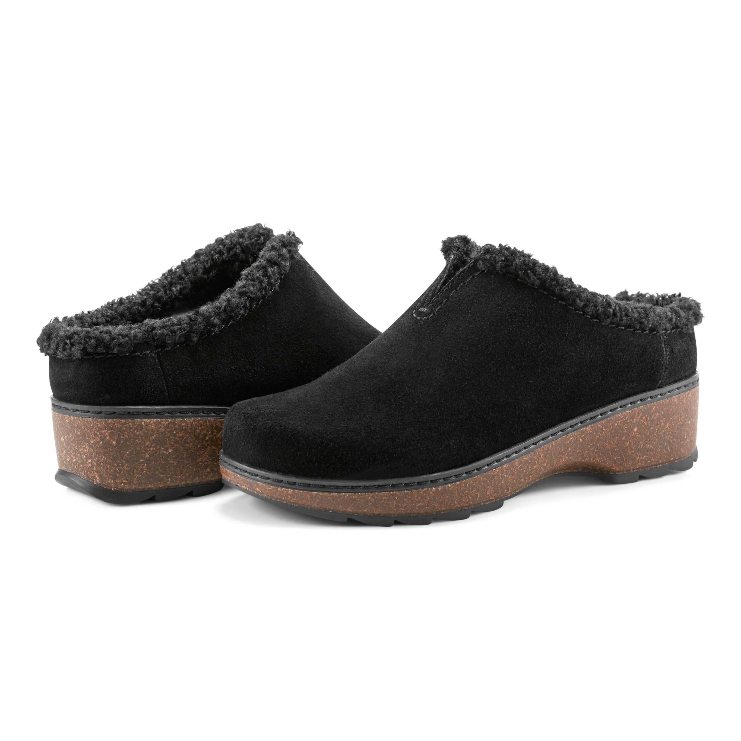Kolia Round Toe Slip-on Casual Heeled Mules