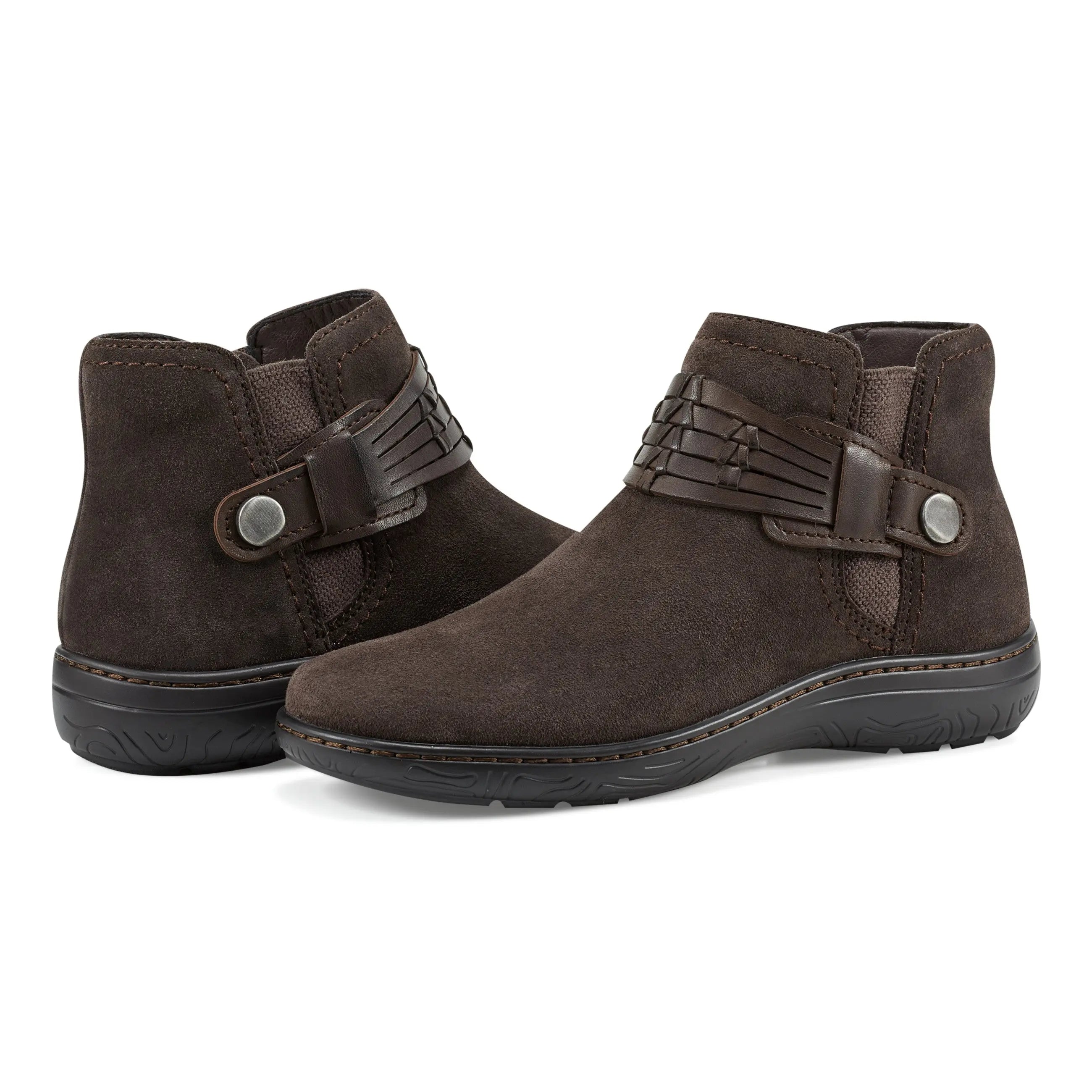 Synal Cold Weather Flat Casual Booties