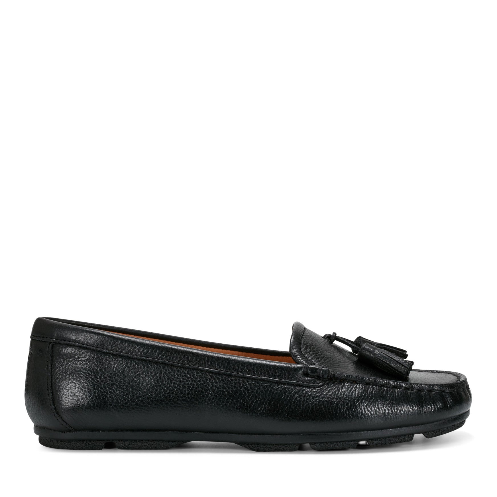 blue dress for baby girl Black ballet flats with black patent toe and strap main image 1