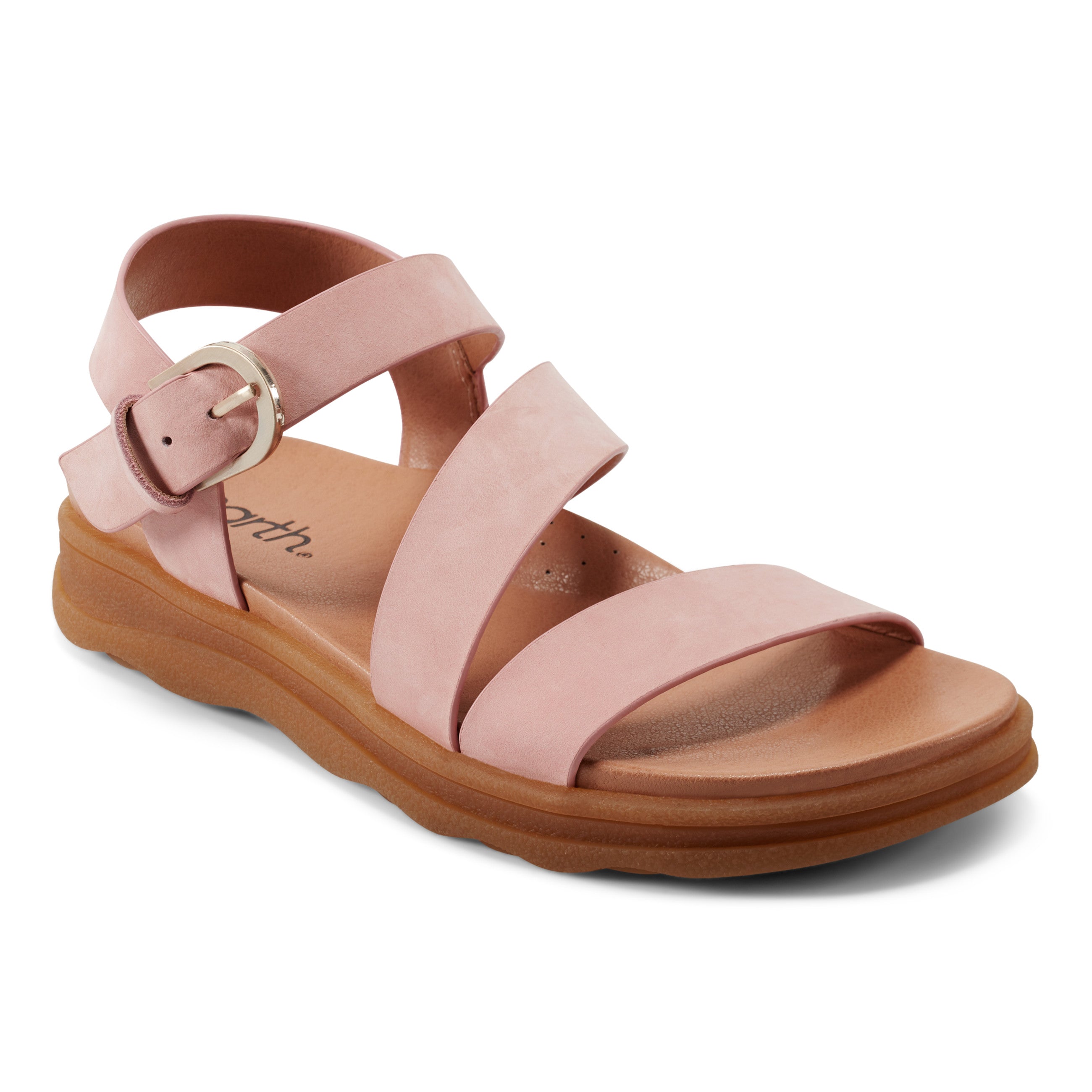 Lainey Casual Strappy Round Toe Flat Sandals