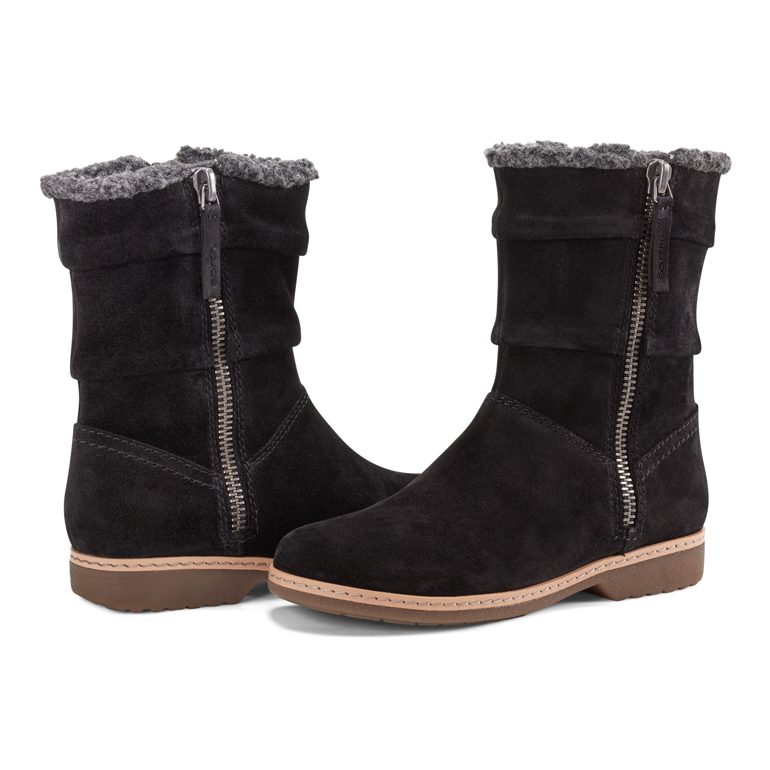 Hyland Water Repellent Round Toe Flat Casual Booties