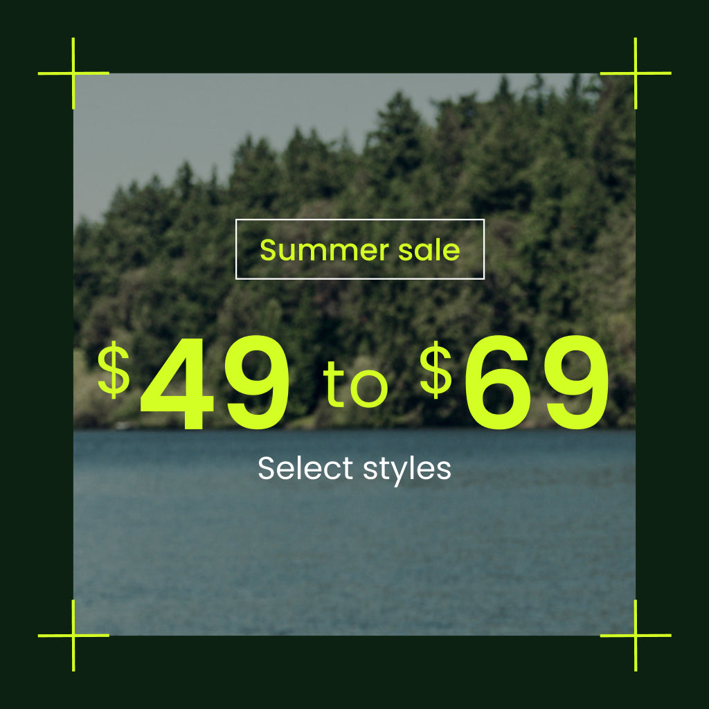 Promotional tile featuring Summer Sale, $49-$69 Select Styles