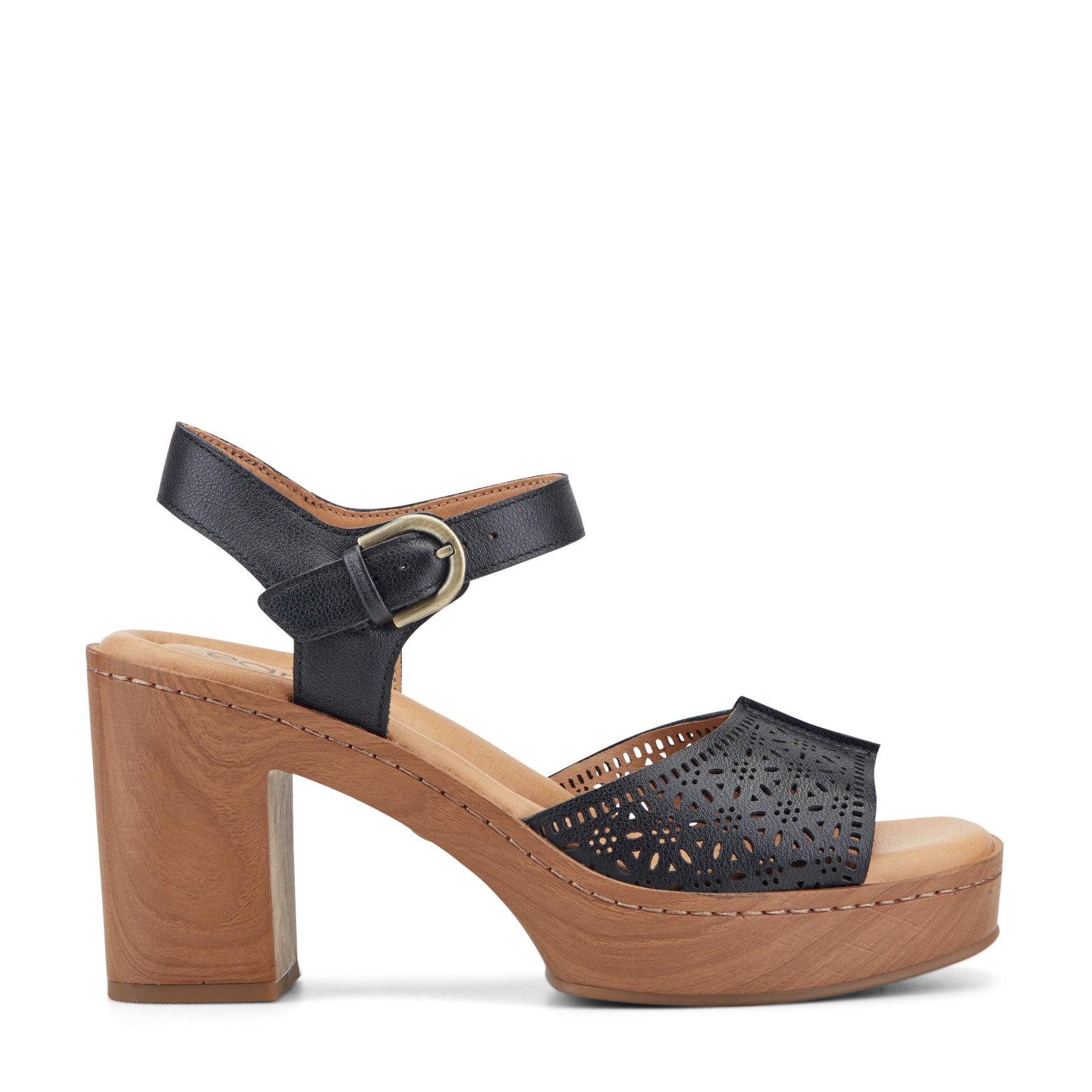 dark brown womens dress sandals Earth Women's Quinty Platform Sandal | Black cf-vendor-all-row Anthropologie Floral Maxi Dresses SIZE - True to U.S. Size (Regular Width):8 Womens Fashion Casual Versatile