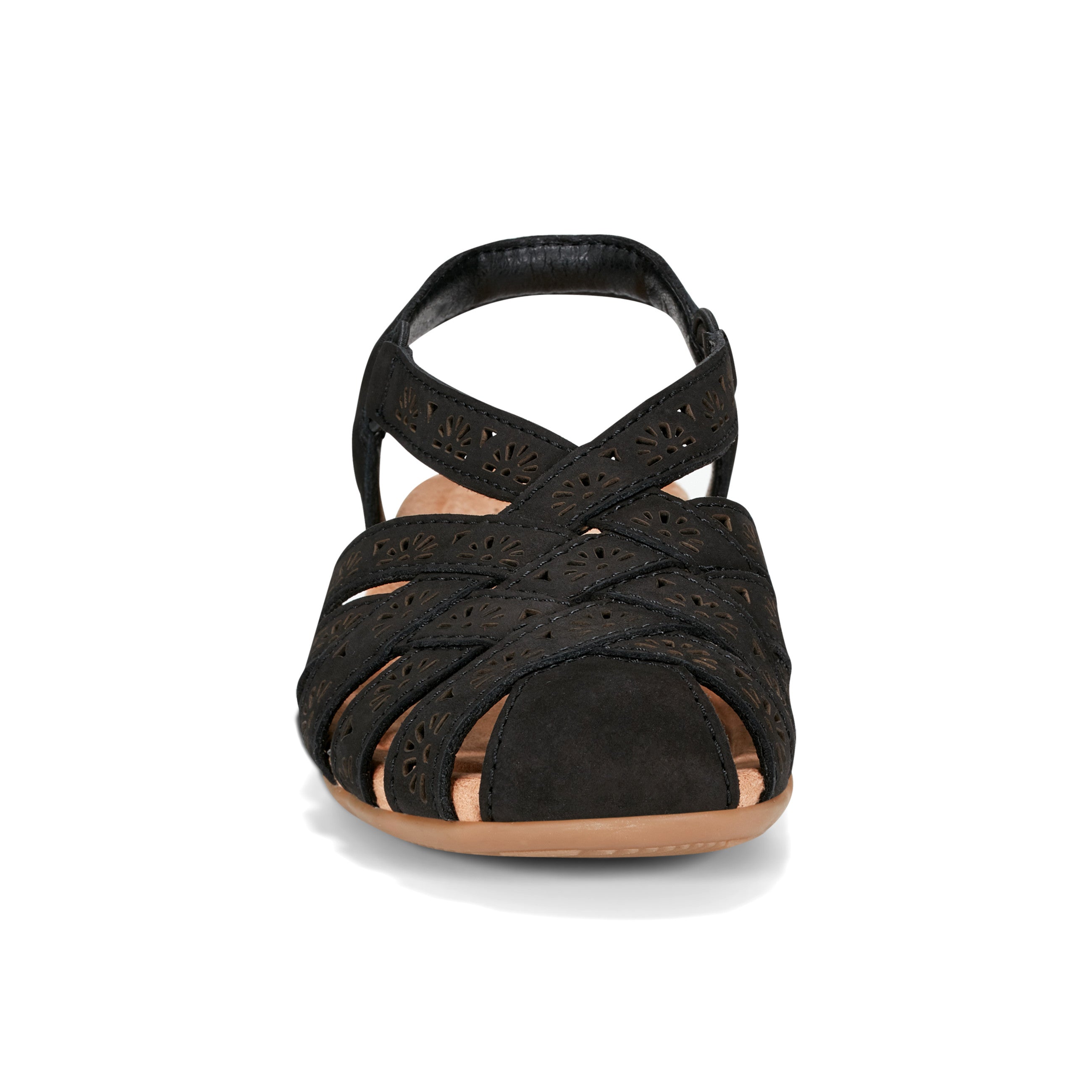 Briel Round Toe Casual Slingback Flat Sandals