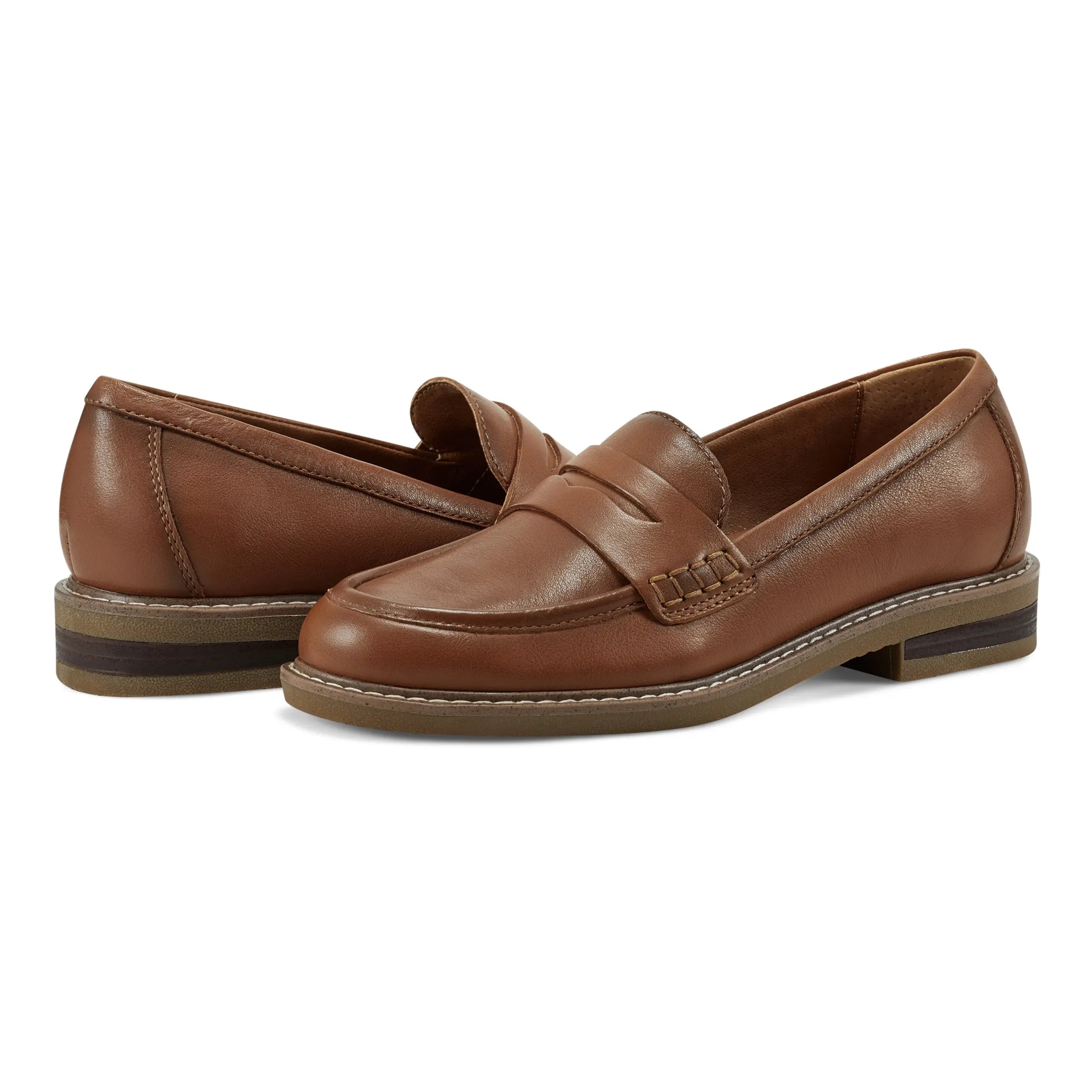 Javas Round Toe Casual Slip-on Penny Loafers