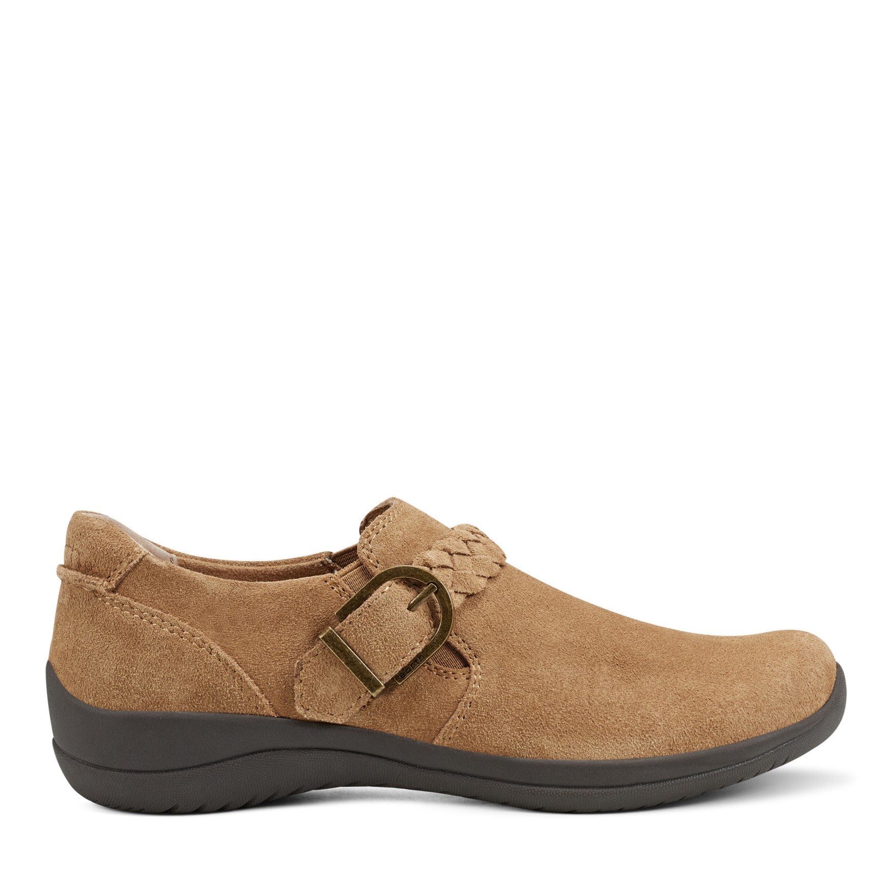 Farage Round Toe Casual Slip-on Flats 5 / M / Medium Natural