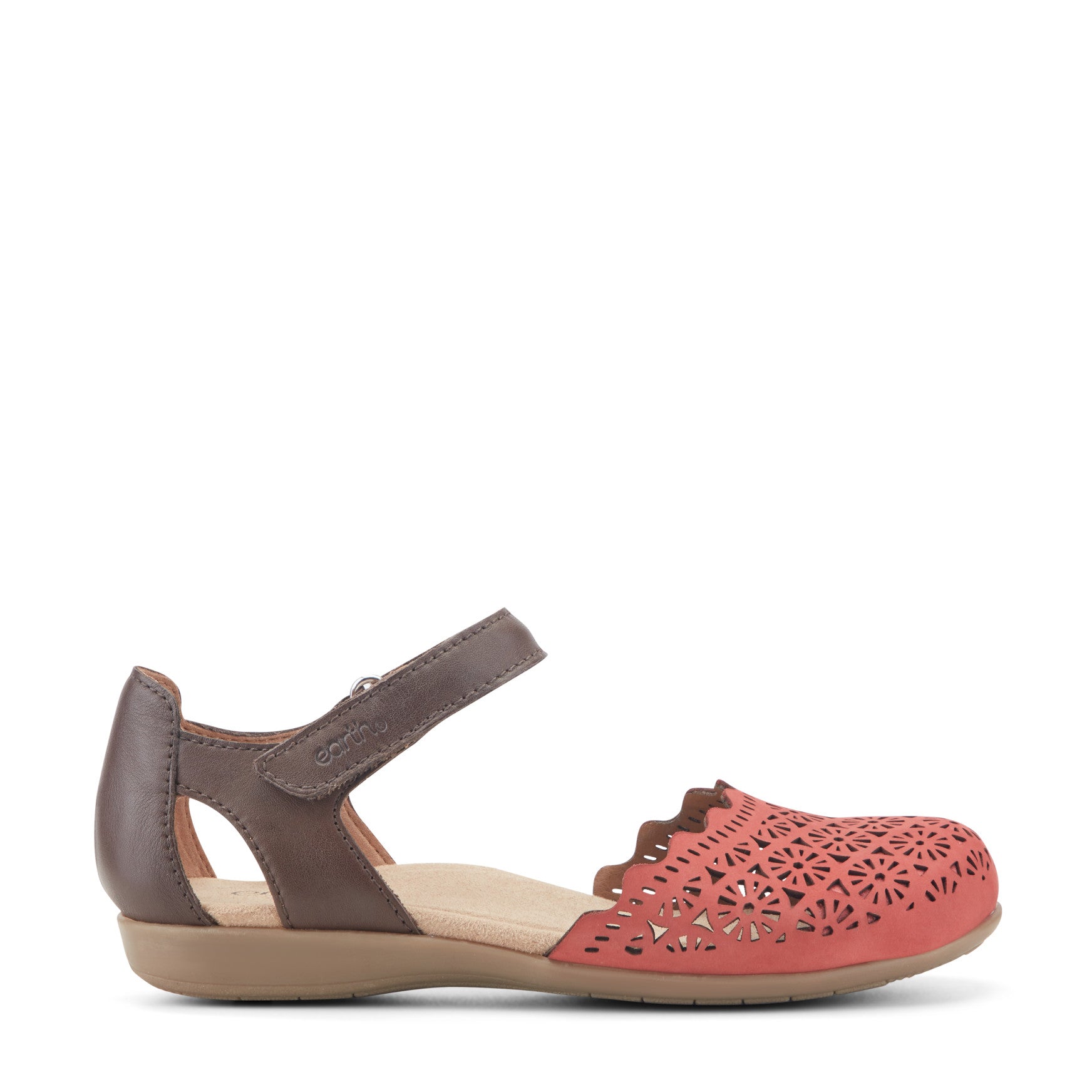 きょうすけ　レディース　GB S Women's Bronnie Casual Slip-On Perforated Sandals - Medium Red