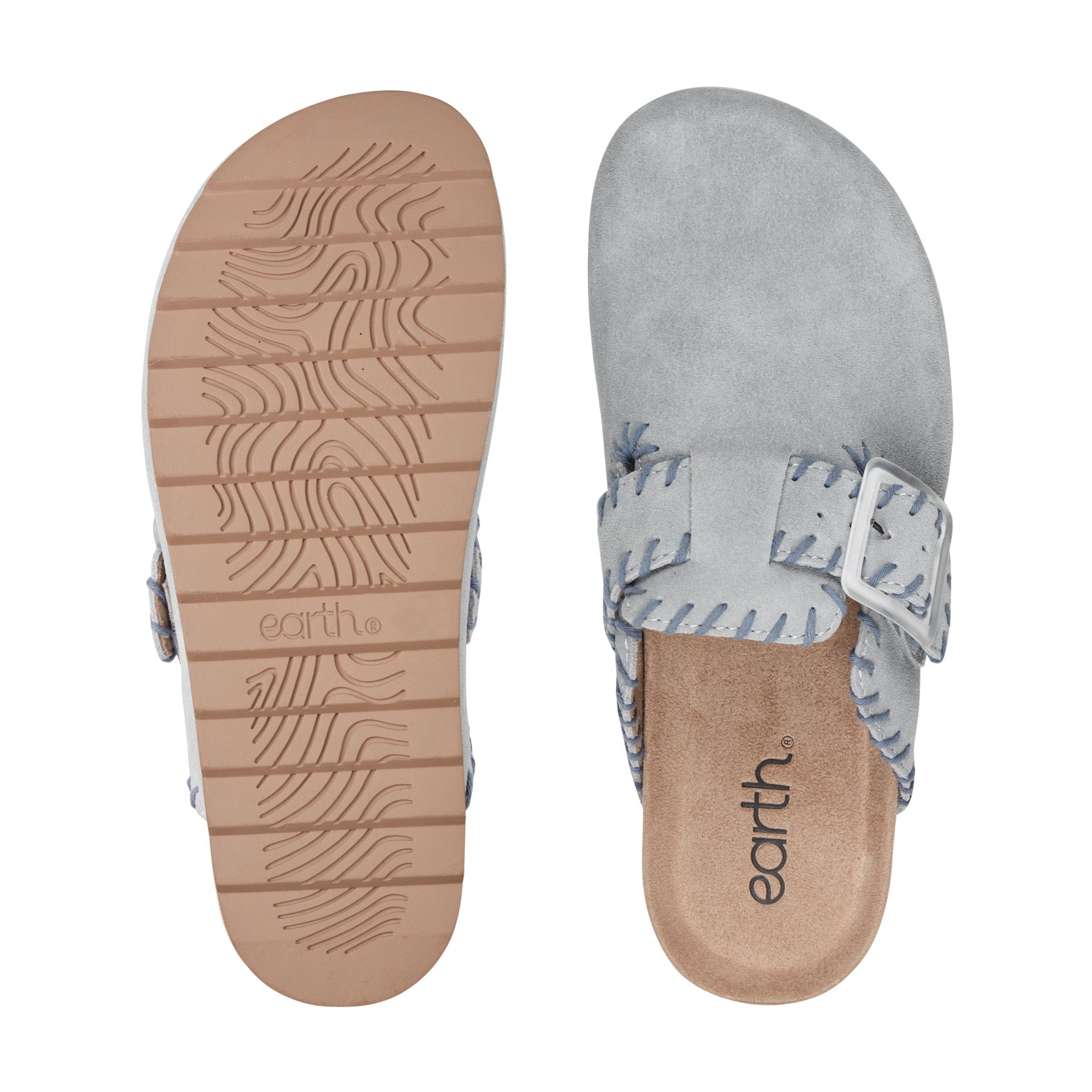 Gena Round Toe Slip-on Flat Casual Clogs