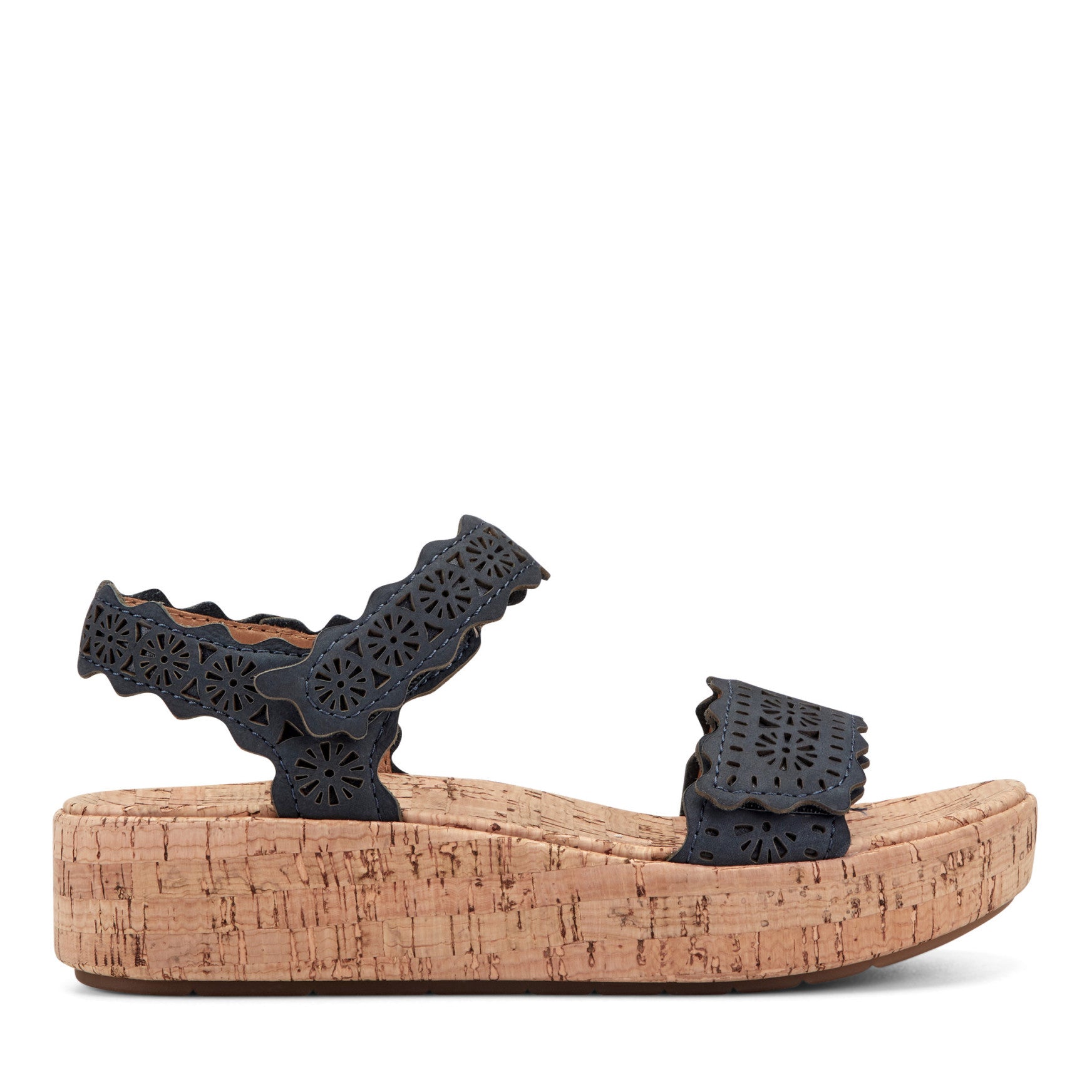 Women's Slata Casual Leather Sandals - Navy Leather | earth® shoes