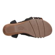 Hattie Round Toe Strappy Wedge Sandals