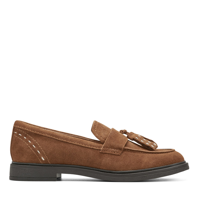 Women's Deeana Tassel Loafers - Natural Suede