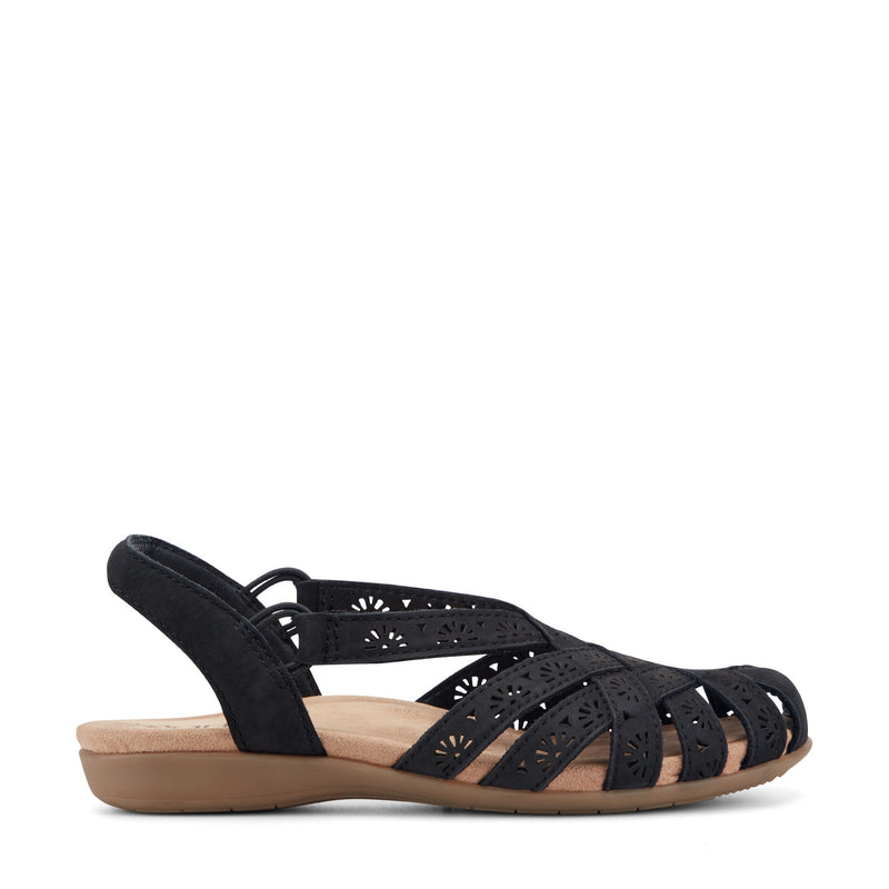 Briel Round Toe Casual Slingback Flat Sandals