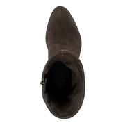 Vine Block Heel Almond Toe Casual Boots