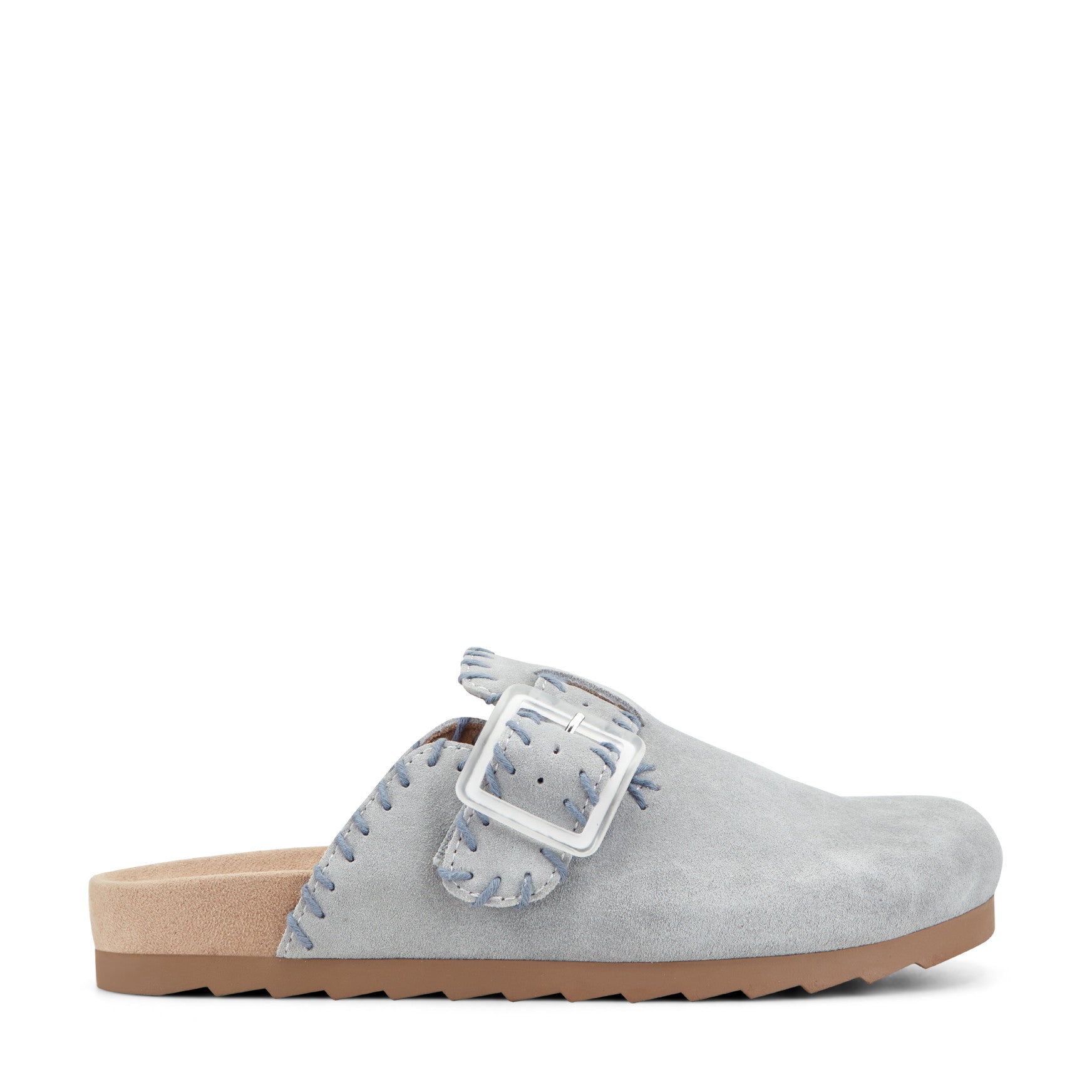 Gena Round Toe Slip-on Flat Casual Clogs