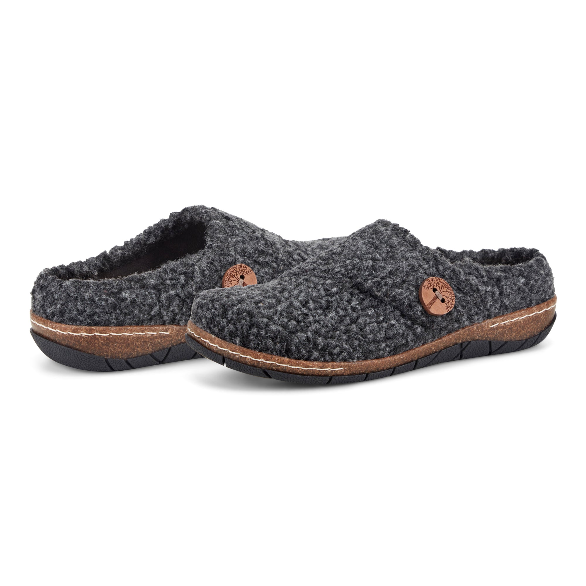 Ezra Round Toe Casual Slip-on Flat Clogs