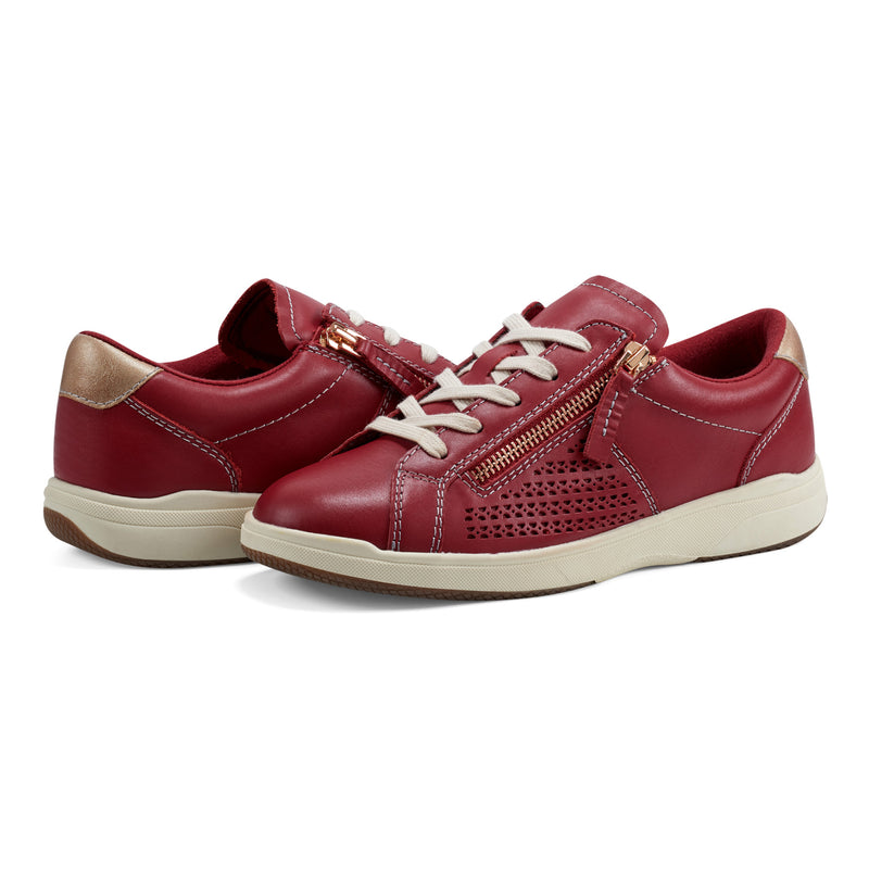 Netta Round Toe Casual Lace-up Sneakers