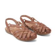 Berri Woven Casual Round Toe Slip-on Sandals