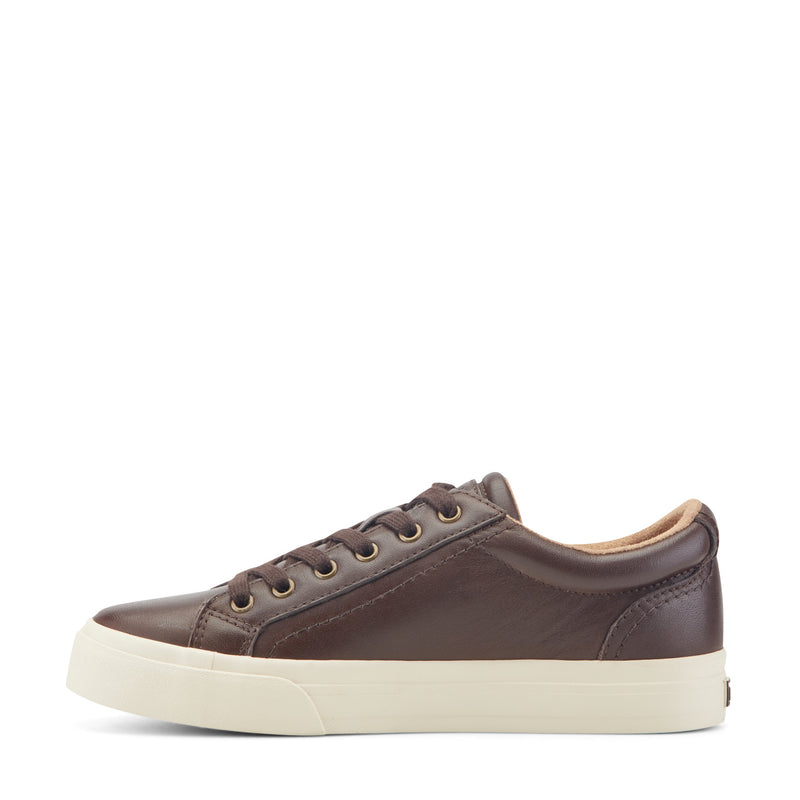 Dailey Leather Lace-Up Sneakers