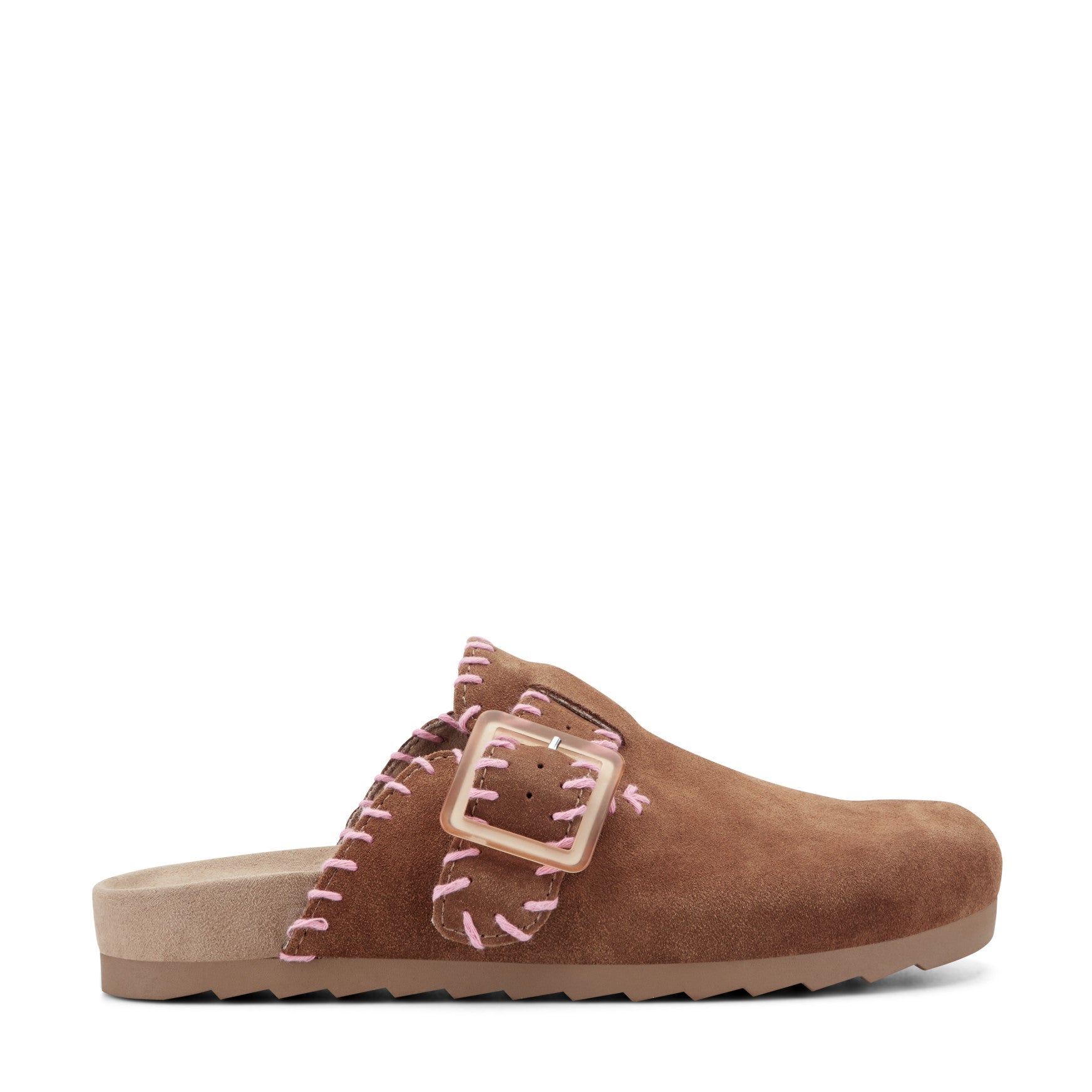 Gena Round Toe Slip-on Flat Casual Clogs