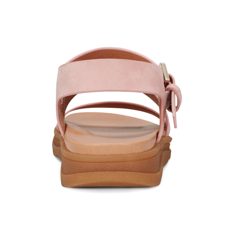 Lainey Casual Strappy Round Toe Flat Sandals