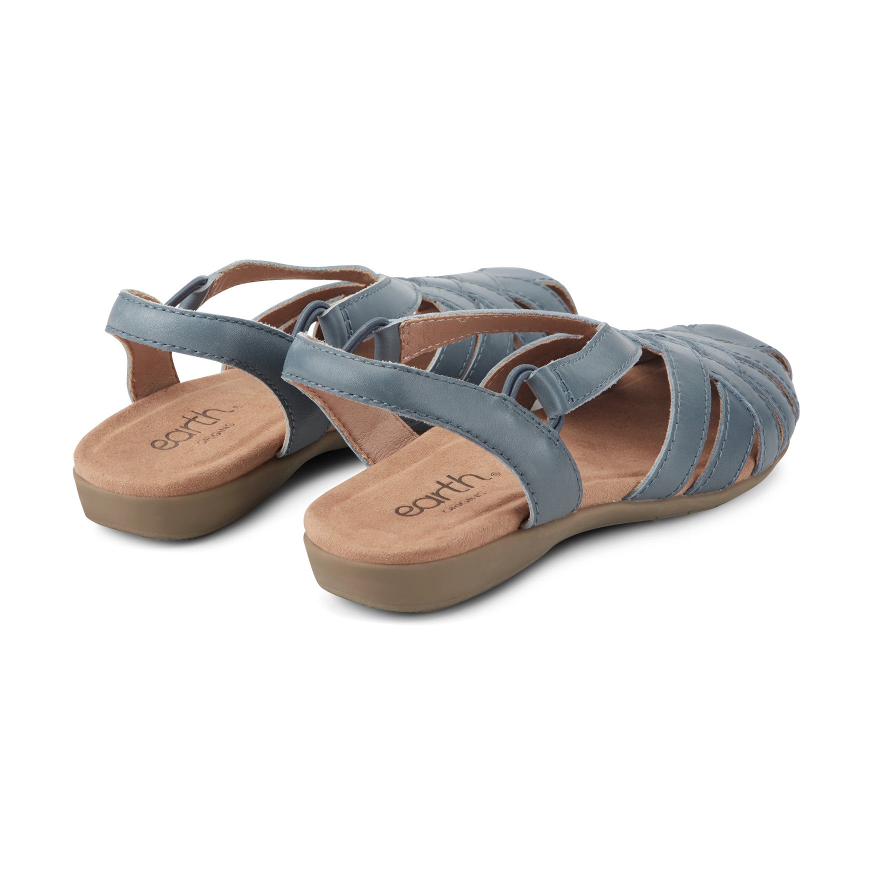 Women's Berri Woven Casual Round Toe Slip-on Sandals - Medium Blue