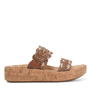 Subtle Slip-on Casual Platform Wedge Sandals