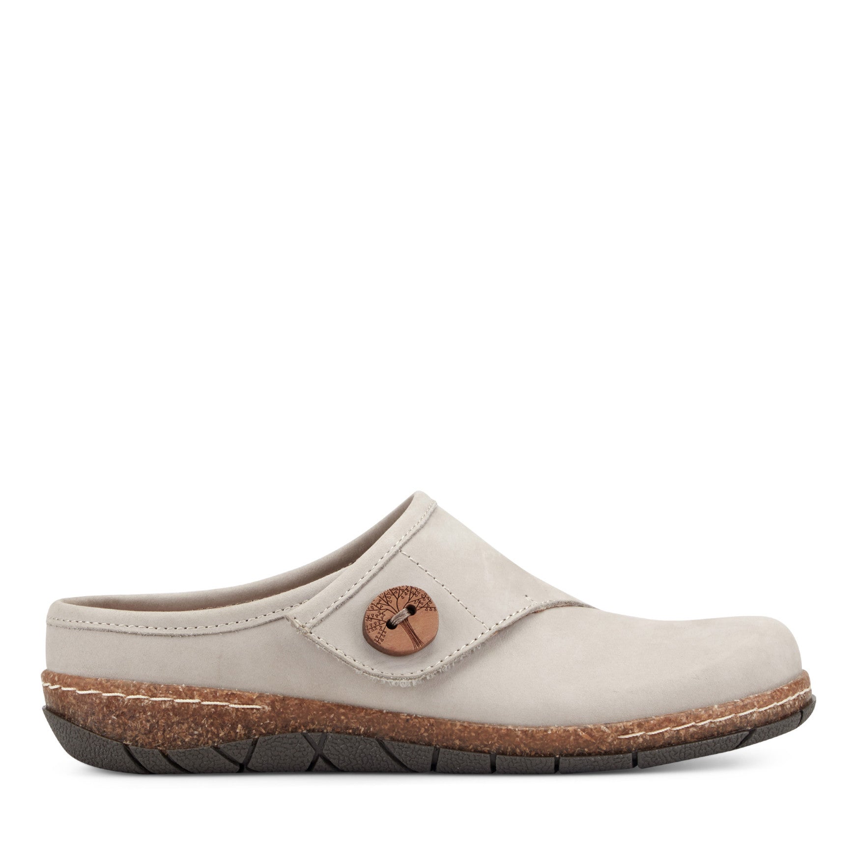 Ezra Round Toe Casual Slip-on Flat Clogs