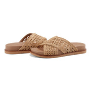 Flurry Round Toe Slip-on Flat Casual Sandals