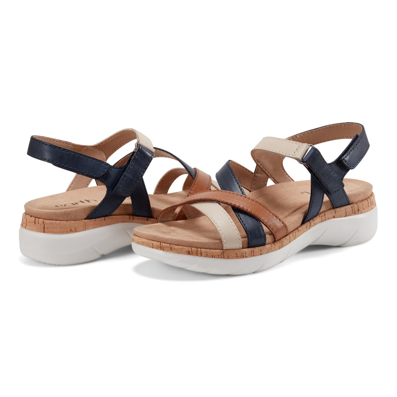 Rosie Open Toe Strappy Flat Casual Sandals