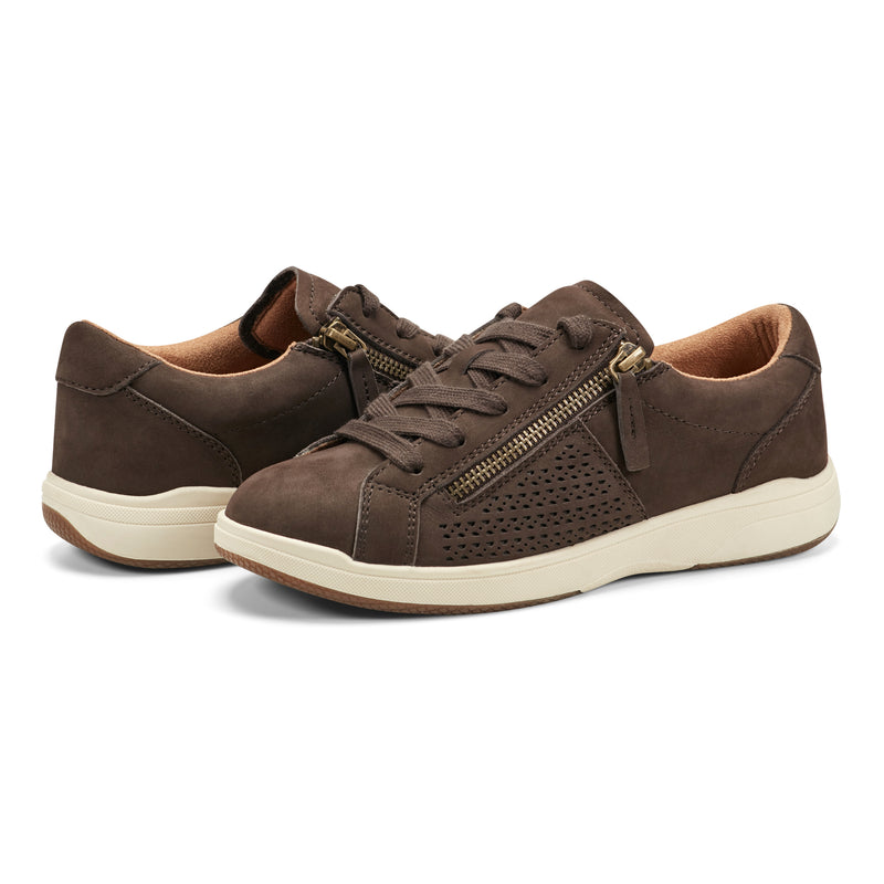 Netta Round Toe Casual Lace-up Sneakers