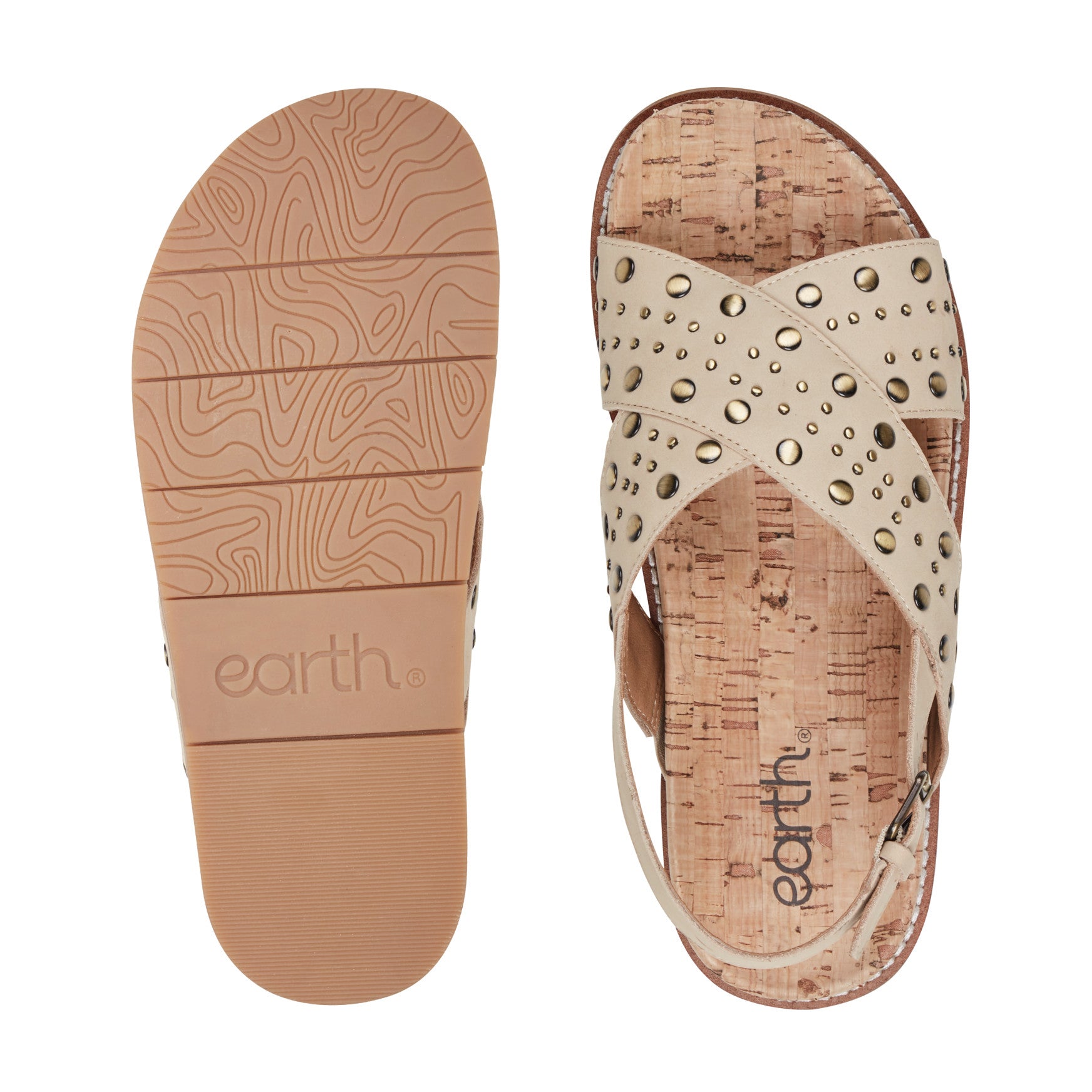 Ferdie Studded Leather Sandals