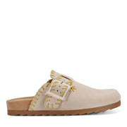 Gena Round Toe Slip-on Flat Casual Clogs