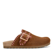 Gena Round Toe Slip-on Flat Casual Clogs