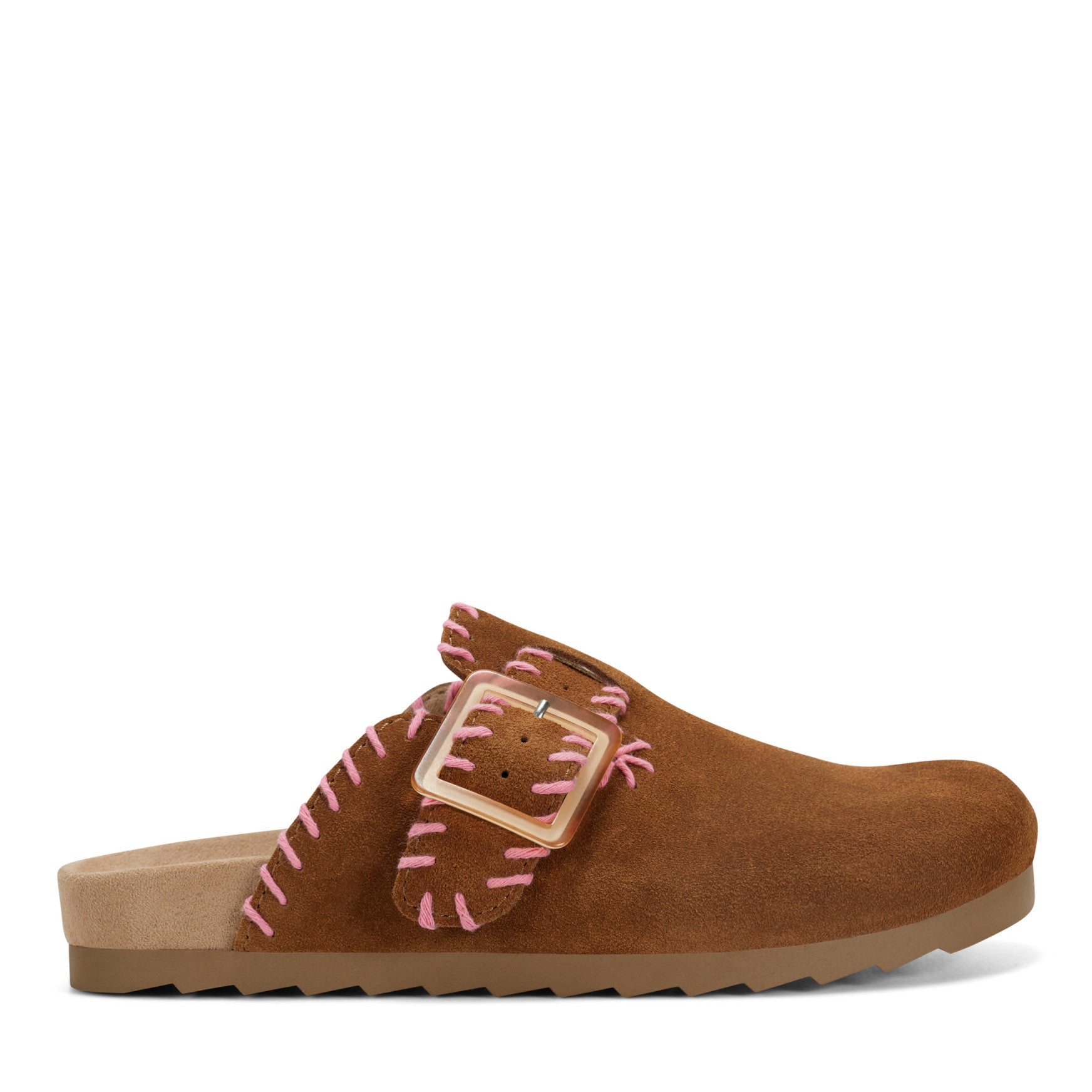 Gena Round Toe Slip-on Flat Casual Clogs