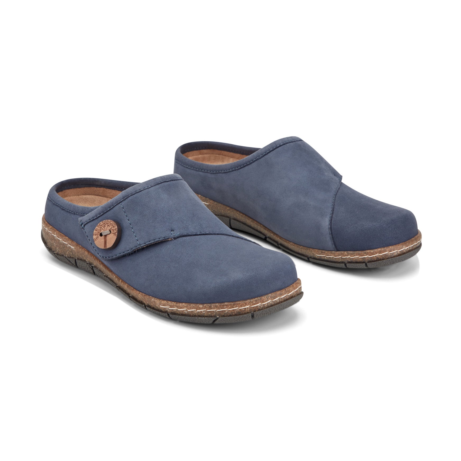Ezra Round Toe Casual Slip-on Flat Clogs