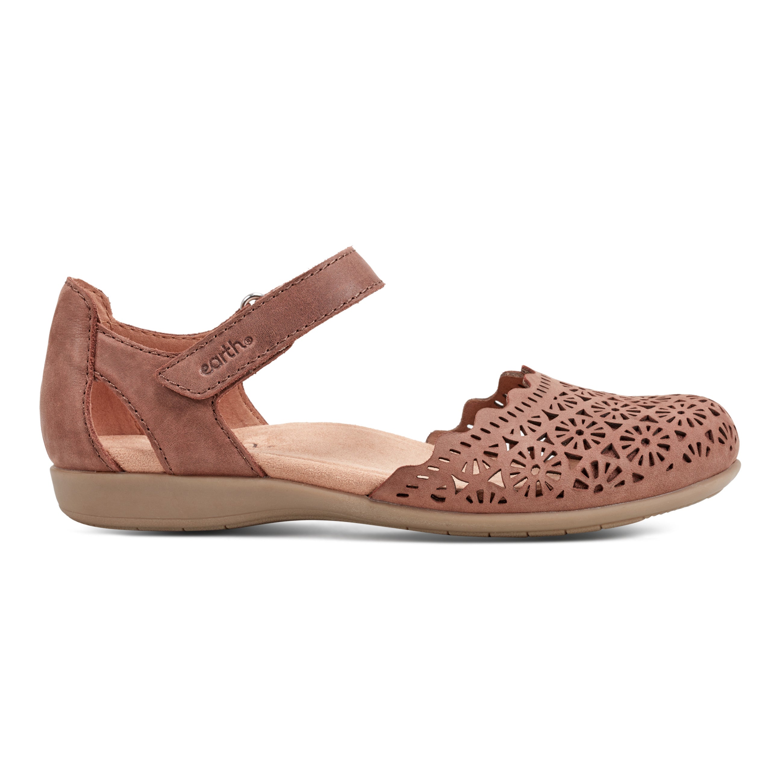 Bronnie Casual Slip On Perforated Sandals earth shoes