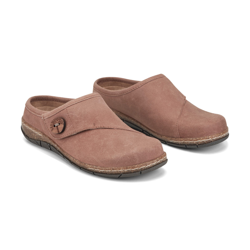Ezra Round Toe Casual Slip-on Flat Clogs