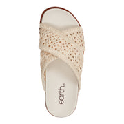 Flurry Round Toe Slip-on Flat Casual Sandals