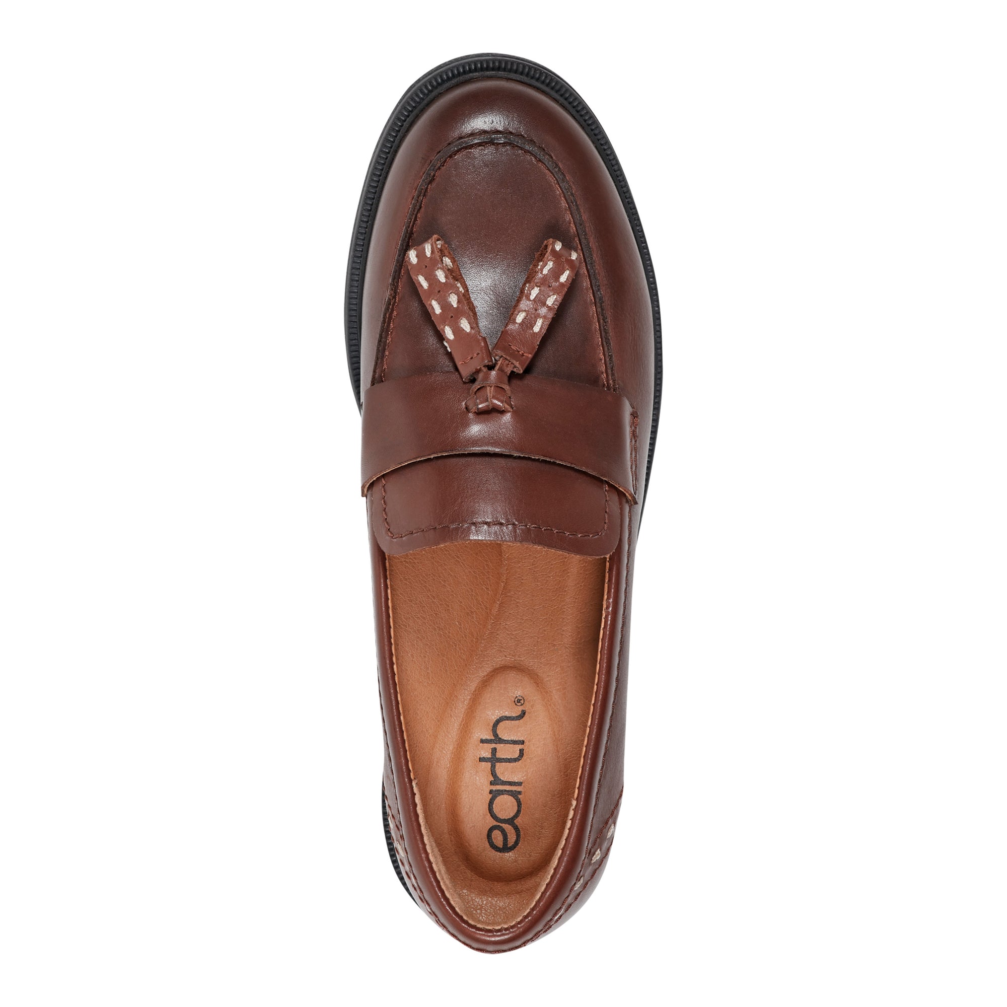 women's dress loafers Earth Women's Deeana Tassel Loafer - Brown - Loafers