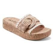 Samsy Casual Slip-on Wedge Platform Sandals